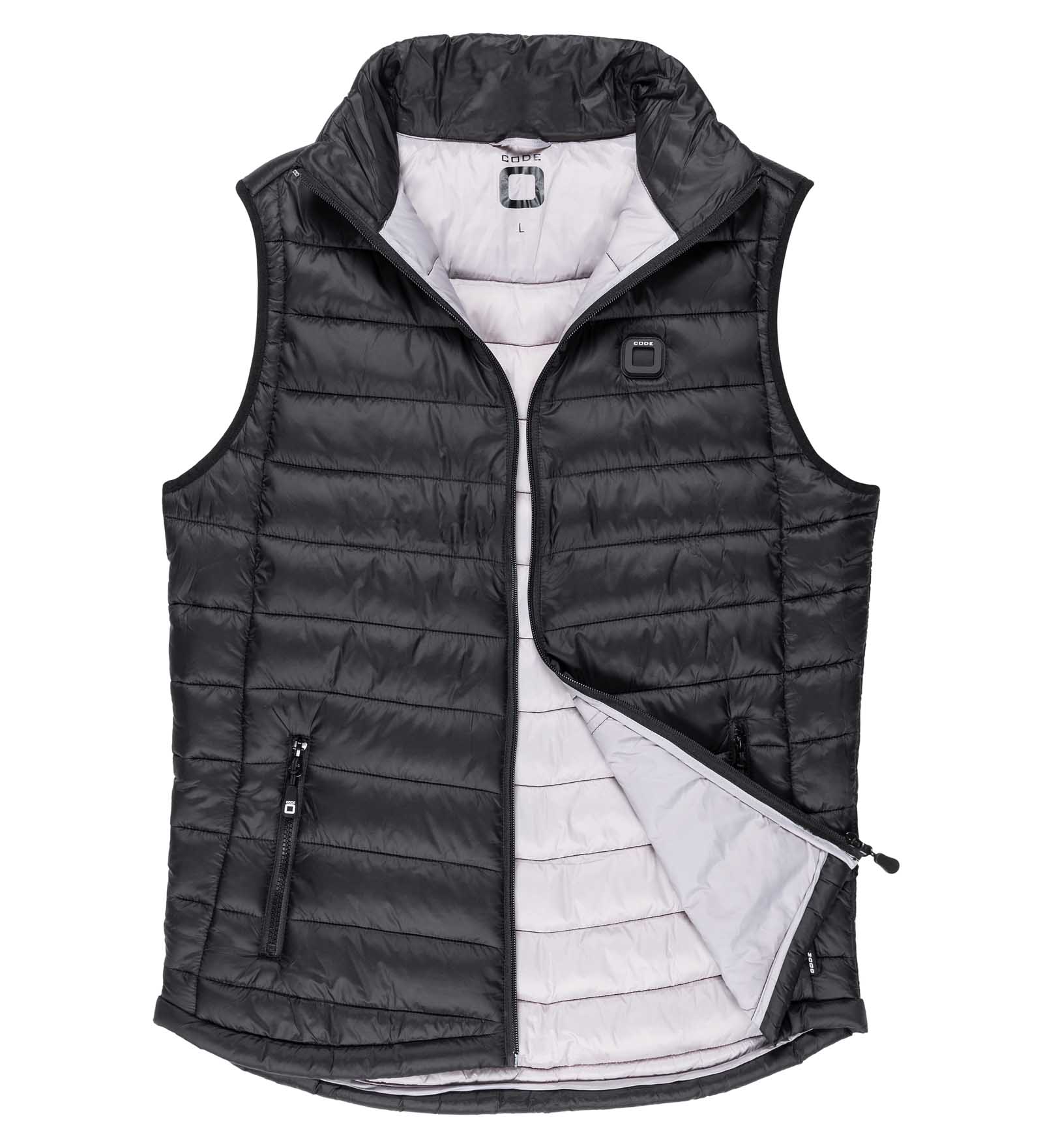 Gilet matelassé Noir pour Hommes 