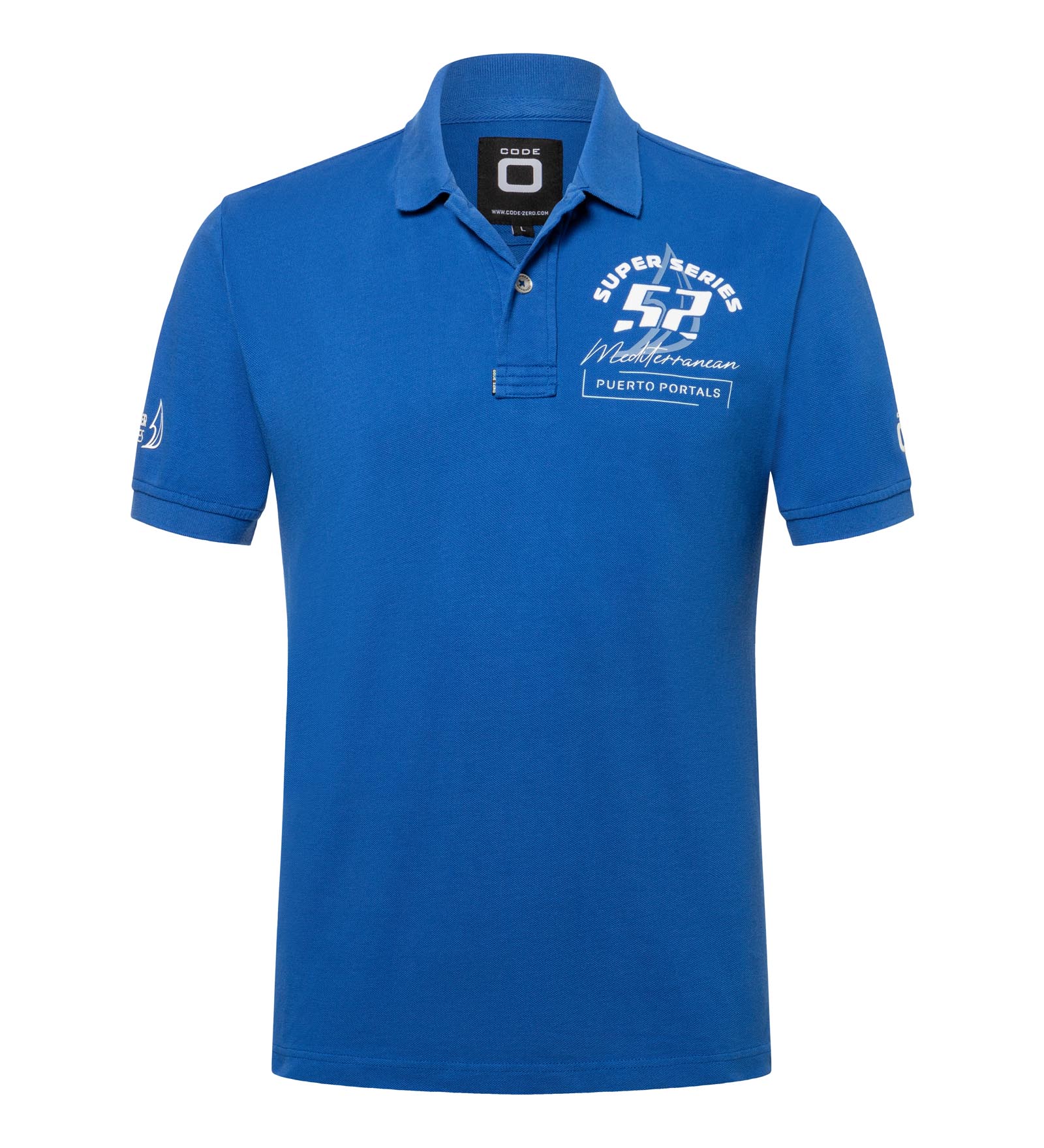 Polo coton Bleu pour Hommes 