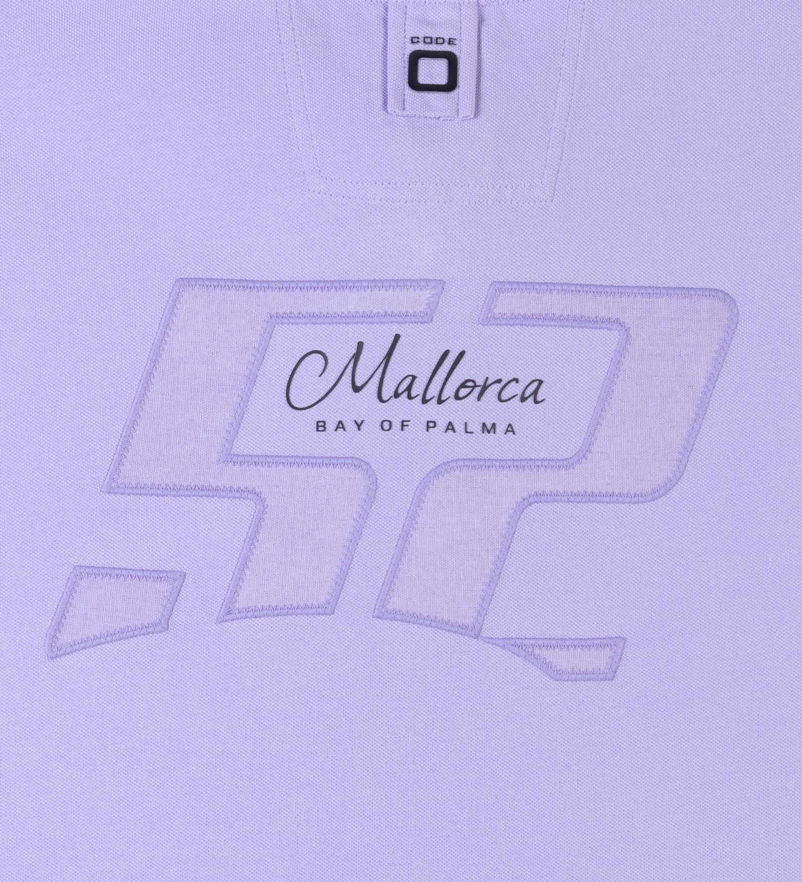 Polo coton Violet pour Hommes 