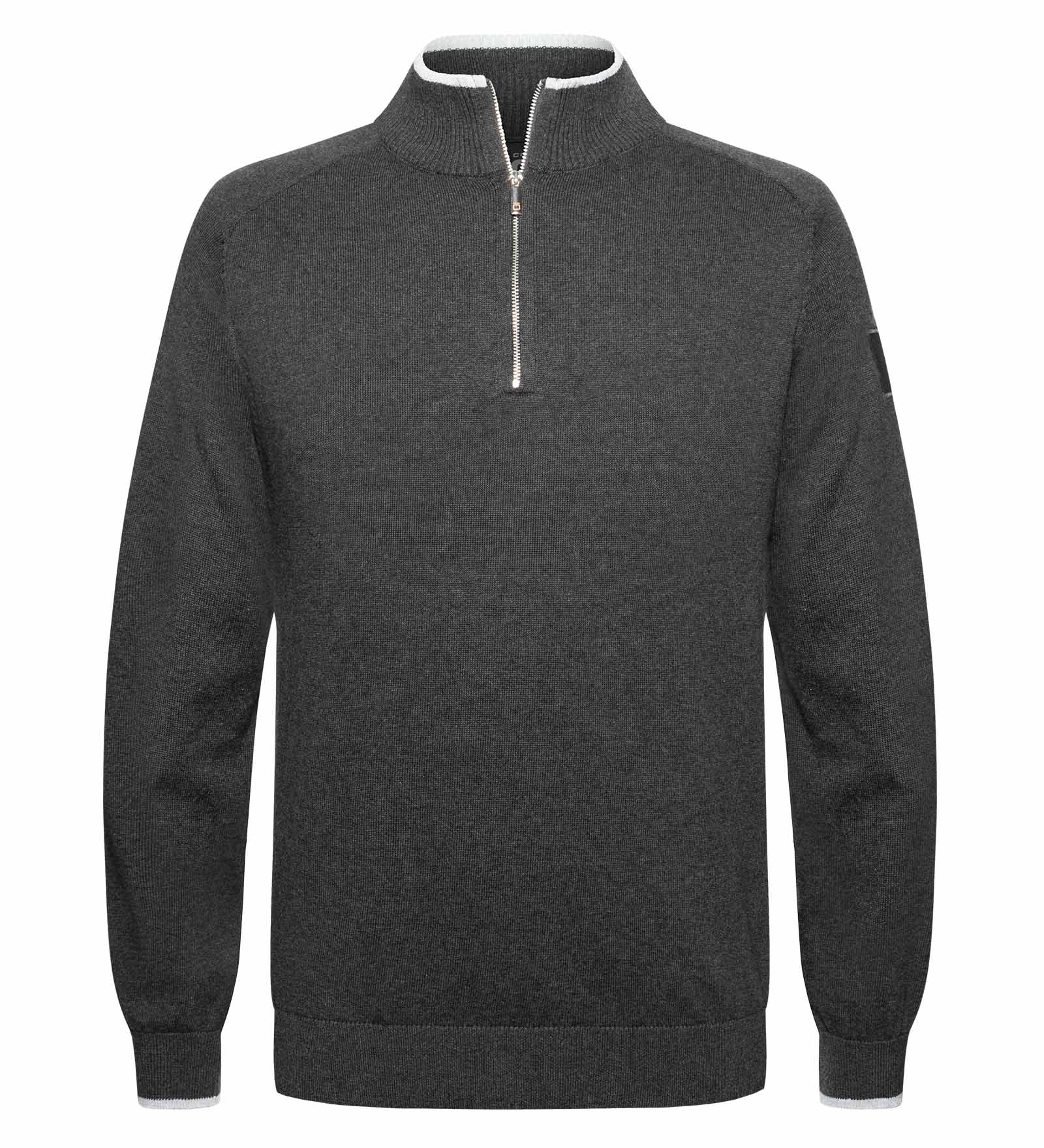 Half-Zip Sweater Grey for Men 