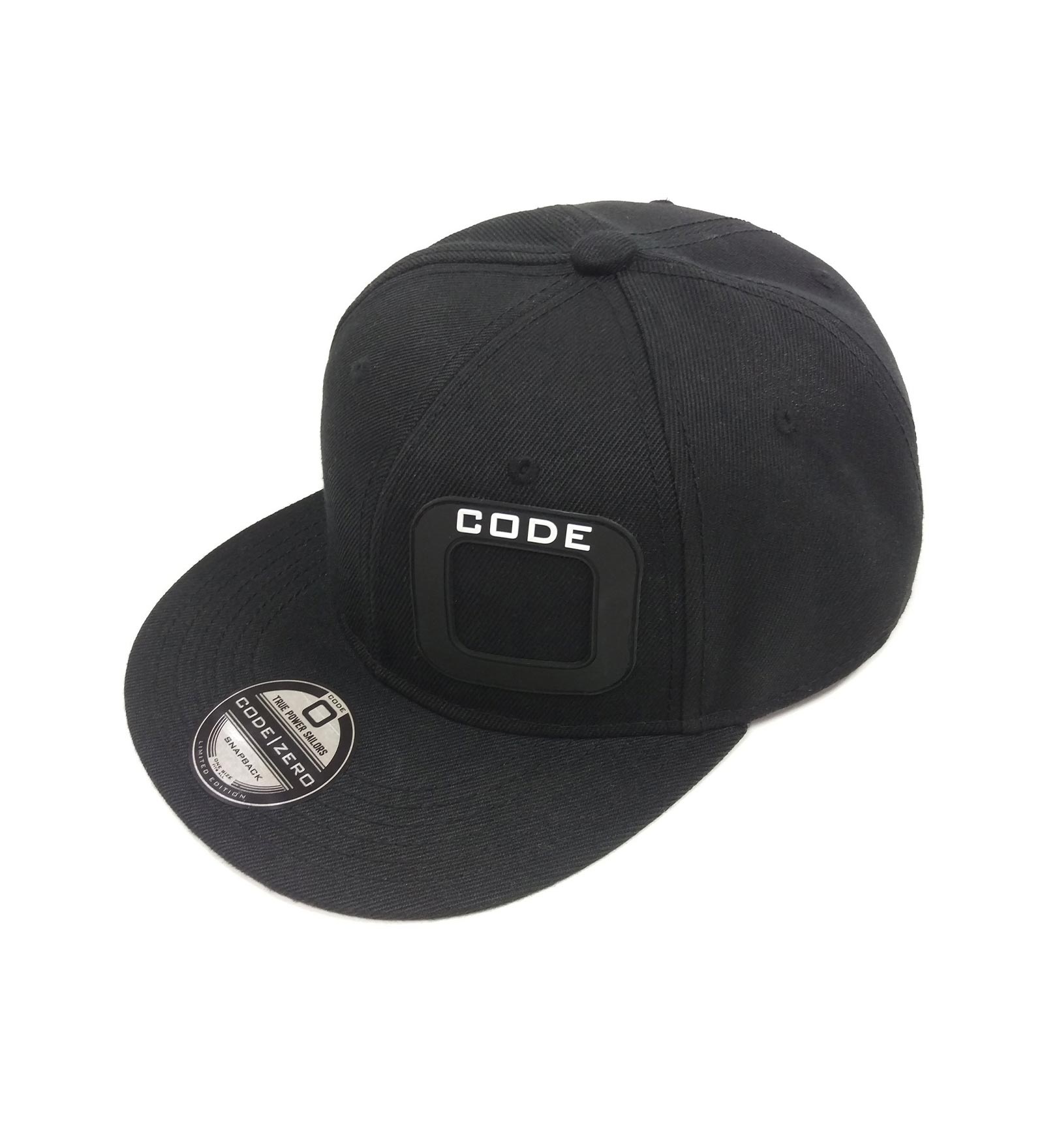 CODE-ZERO Snapback Cap Icon Black | CODE-ZERO