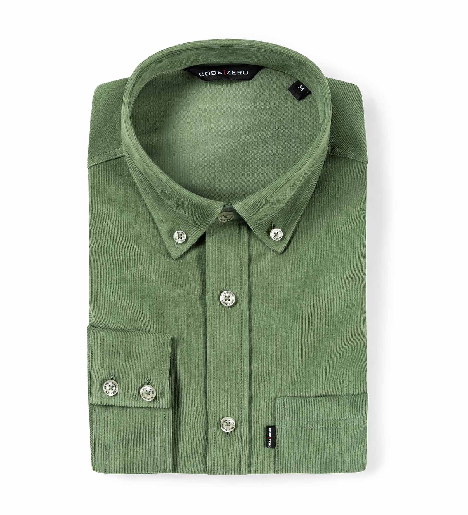 Corduroy Shirt Men Rib