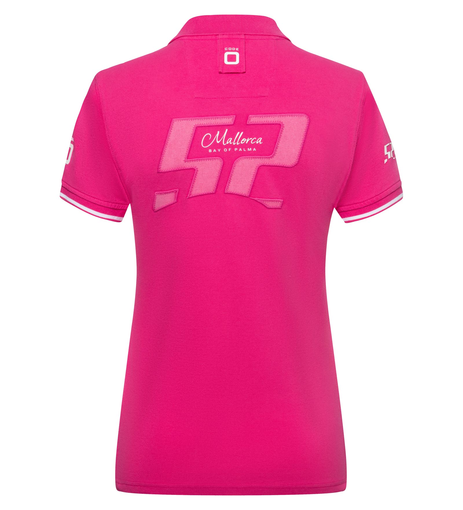 Cotton Polo Shirt Pink for Women 