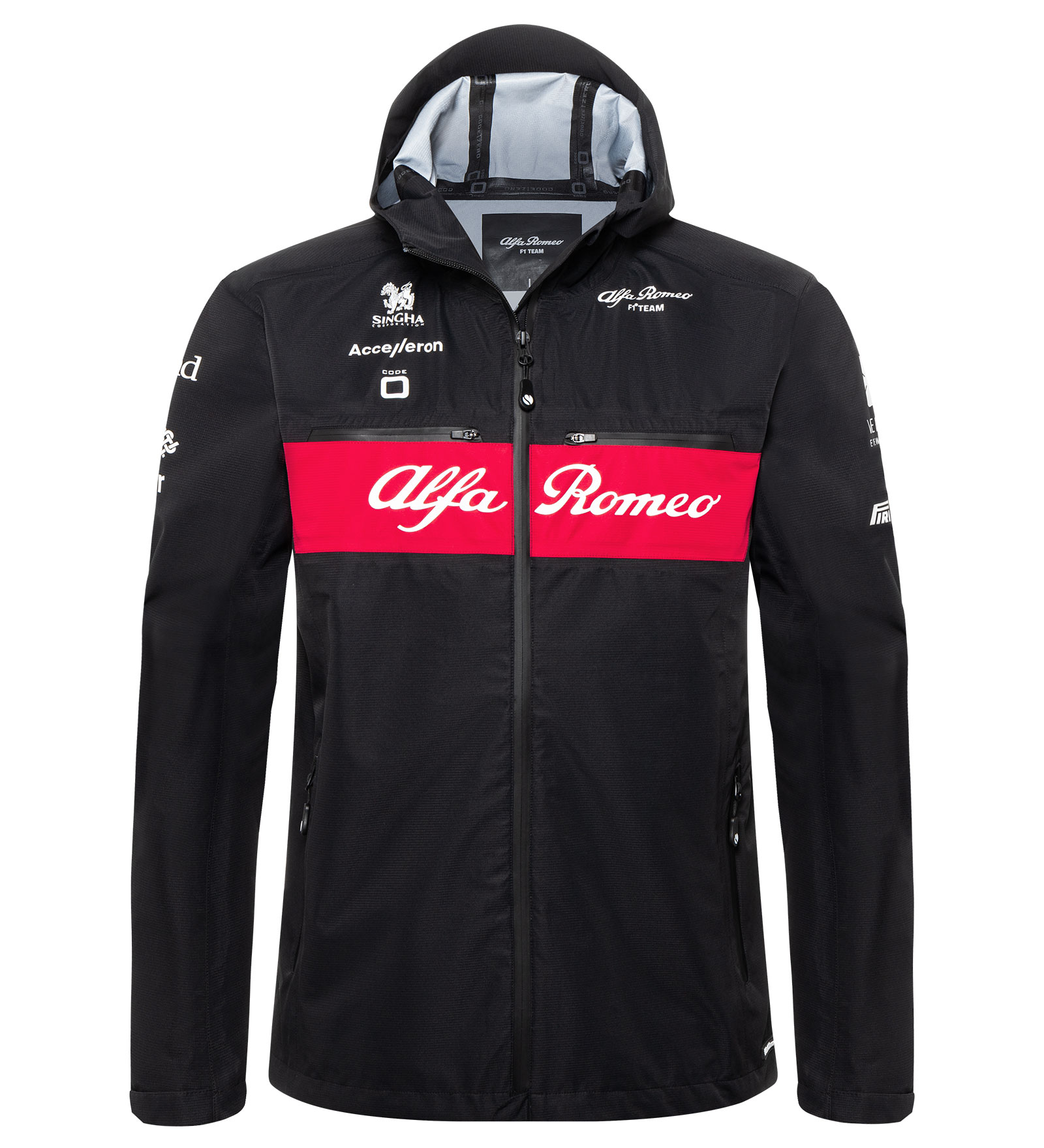 Alfa Romeo F1 Teamwear Rain Jacket Men S | CODE-ZERO