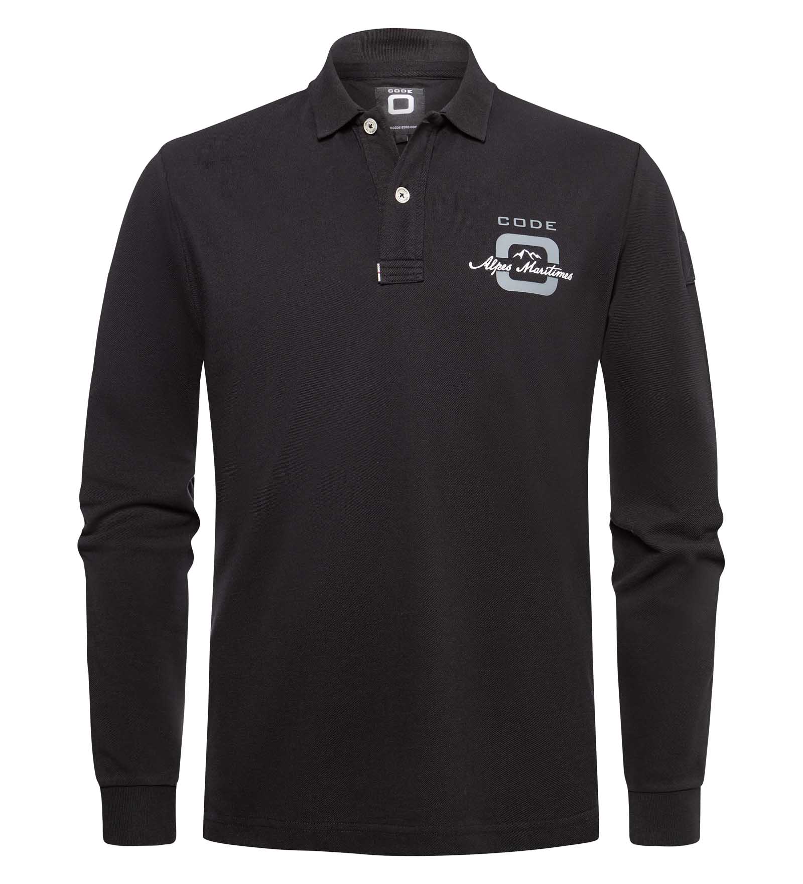 Long Sleeve Polo Heren Alpes Maritimes