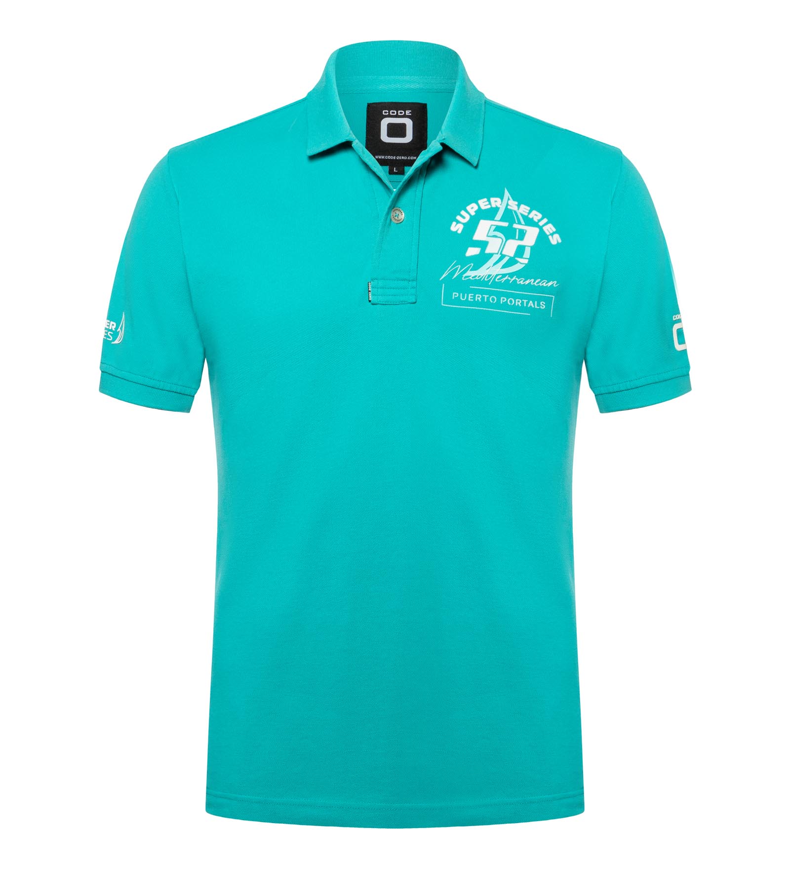 Polo de algodón Verde para Hombre 