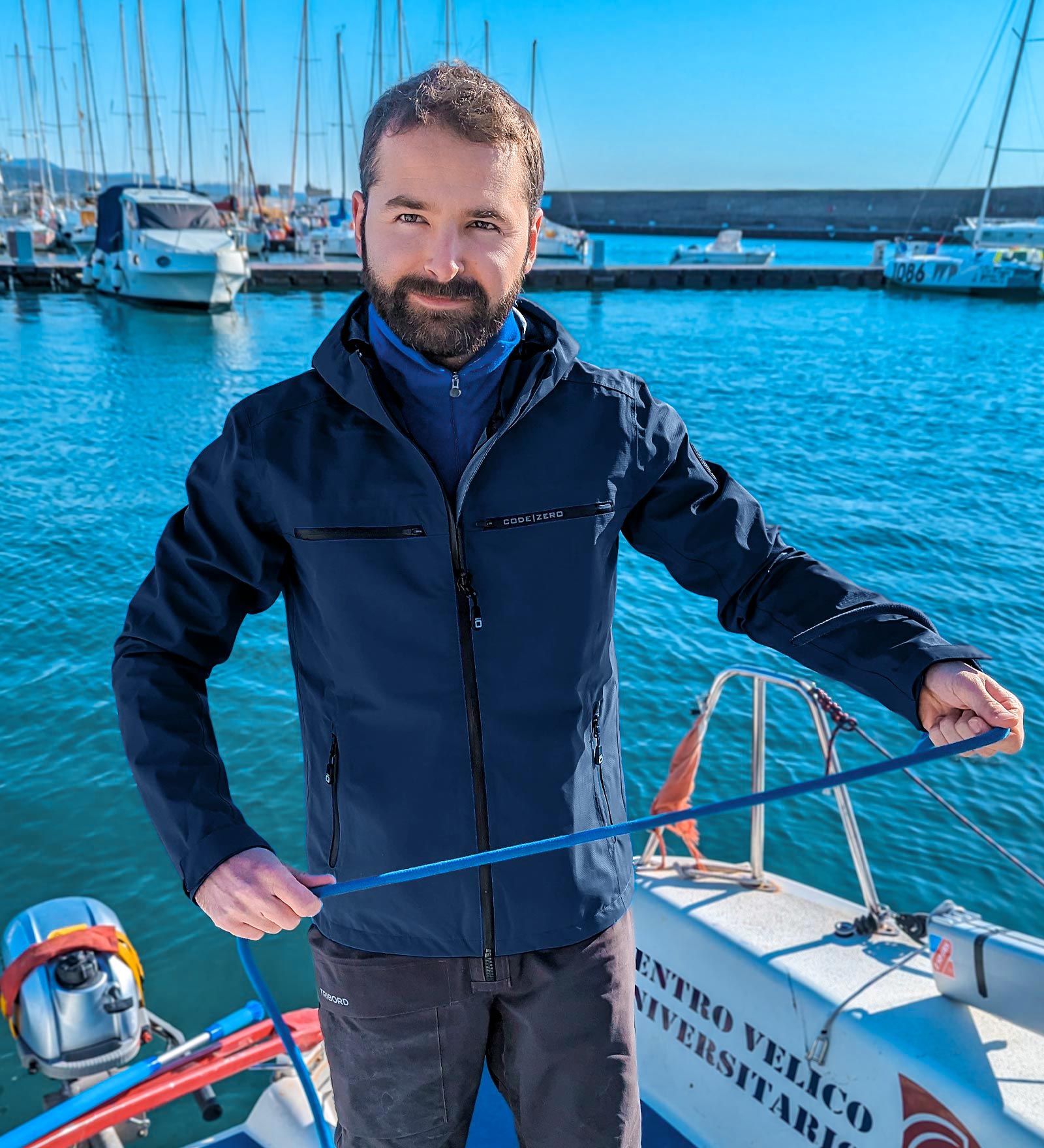 Veste imperméable Marine pour Hommes 