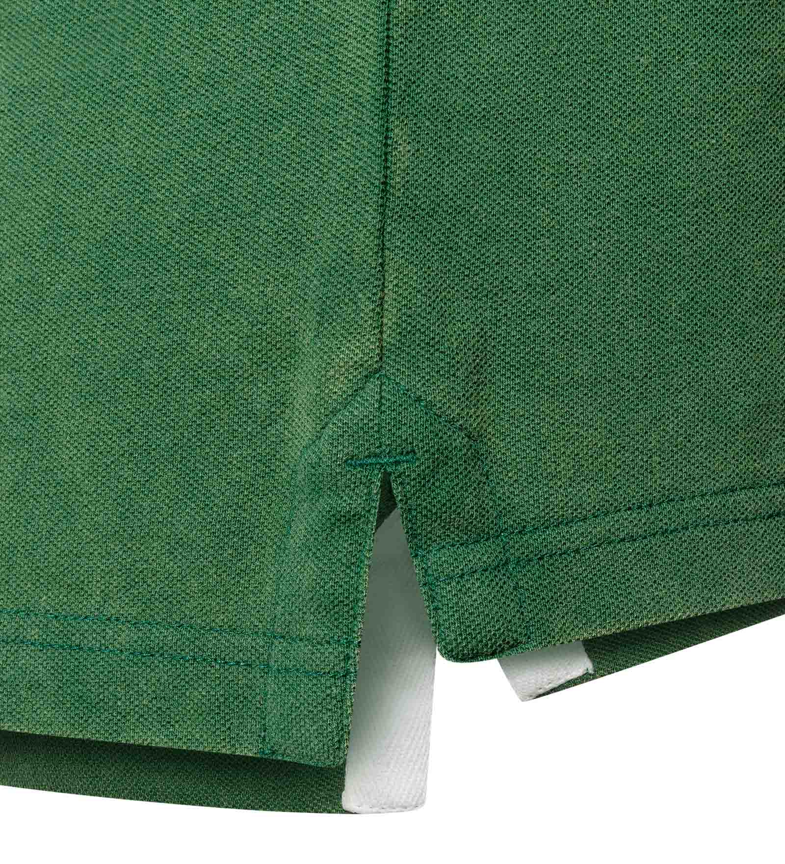 Cotton Polo Shirt Green for Men 