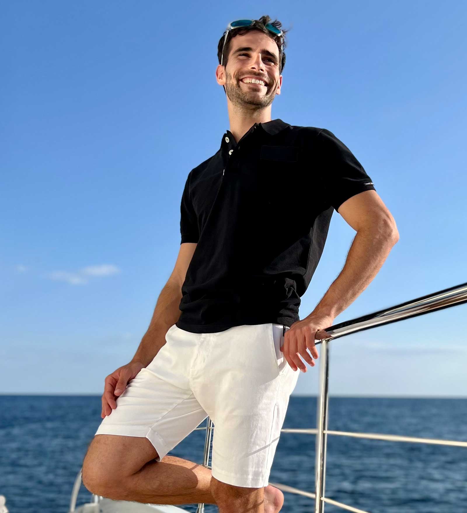 Bermuda Shorts White for Men 