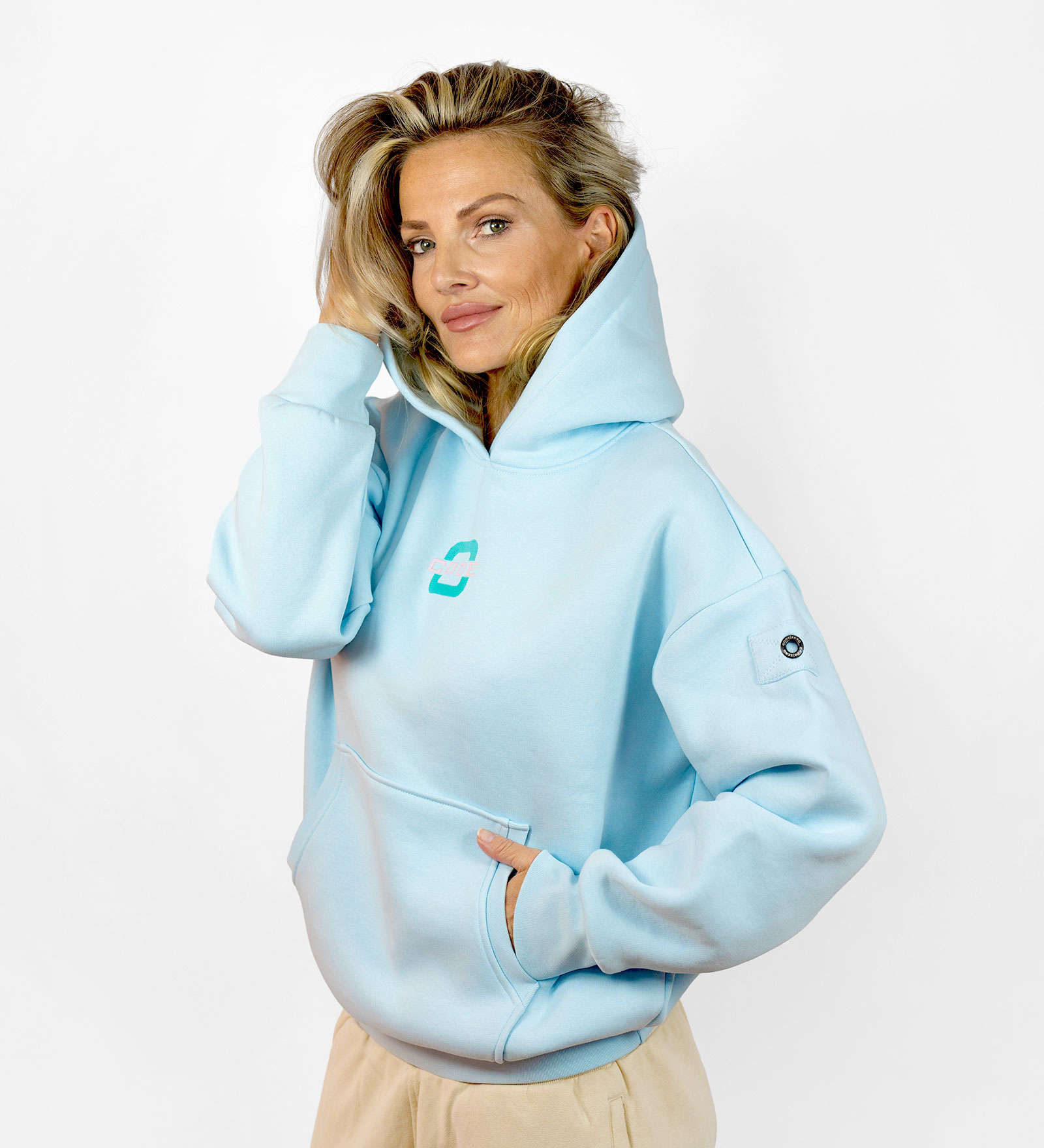 Hoodie Light Blue for Women 