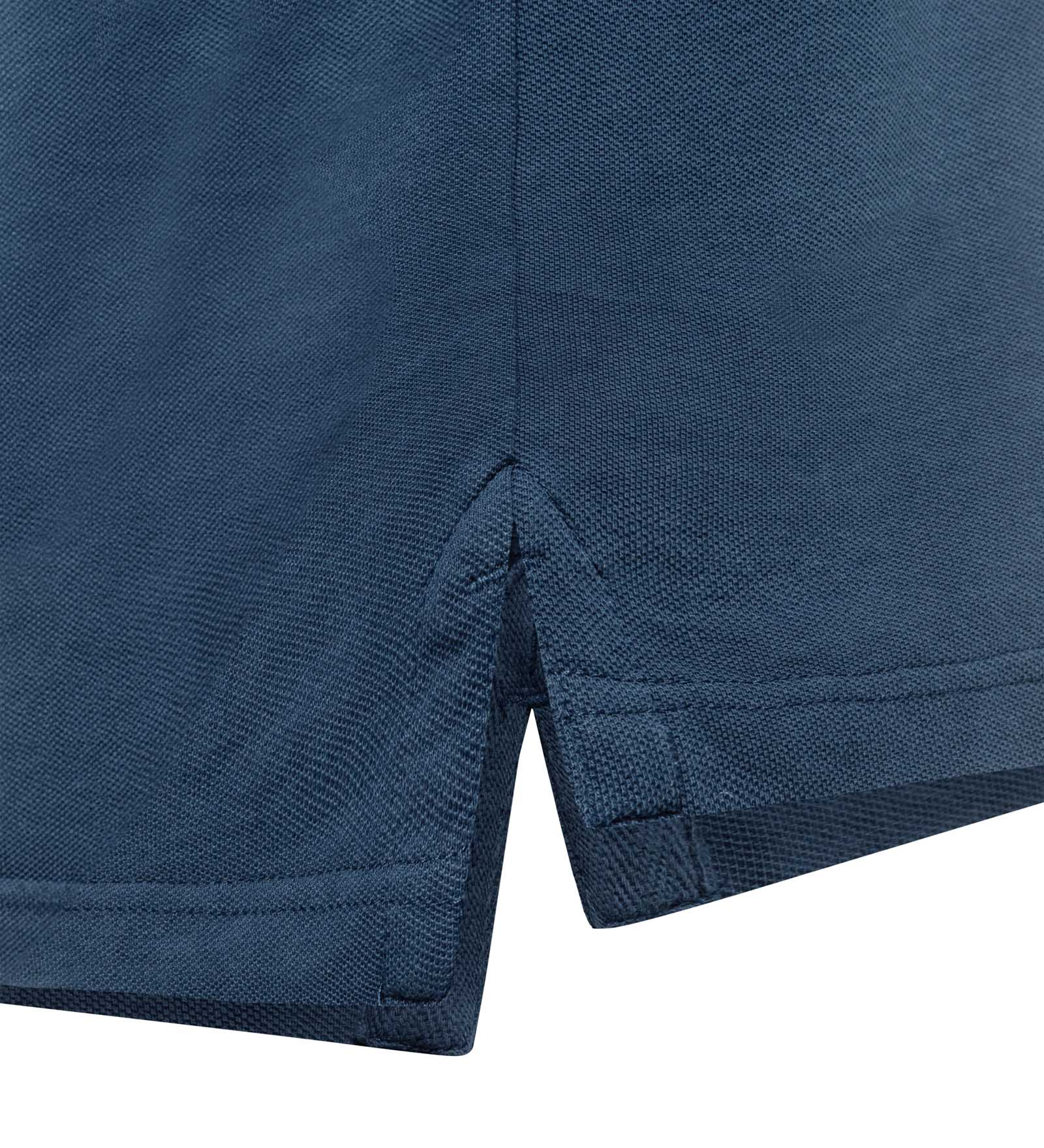 Baumwollpolo Navy für Herren 