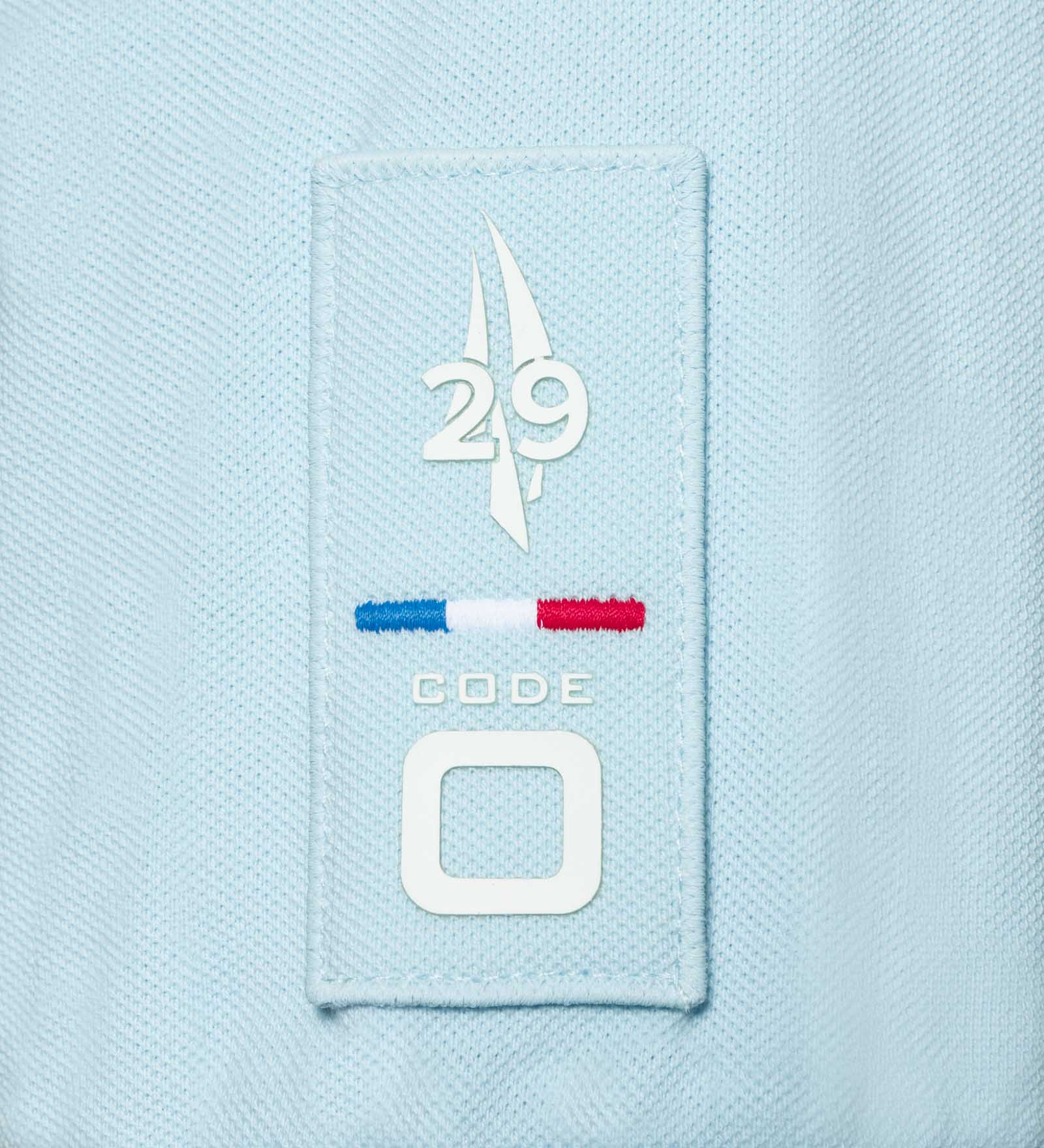 Cotton Polo Shirt Light Blue for Men 