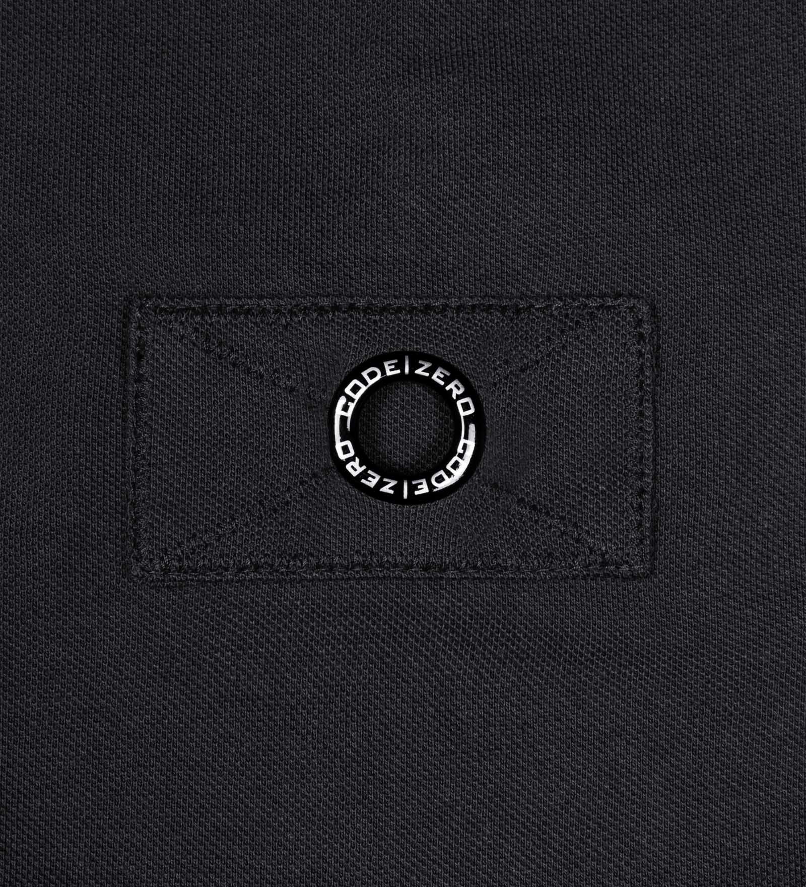 Polo de algodón Negro para Hombre 