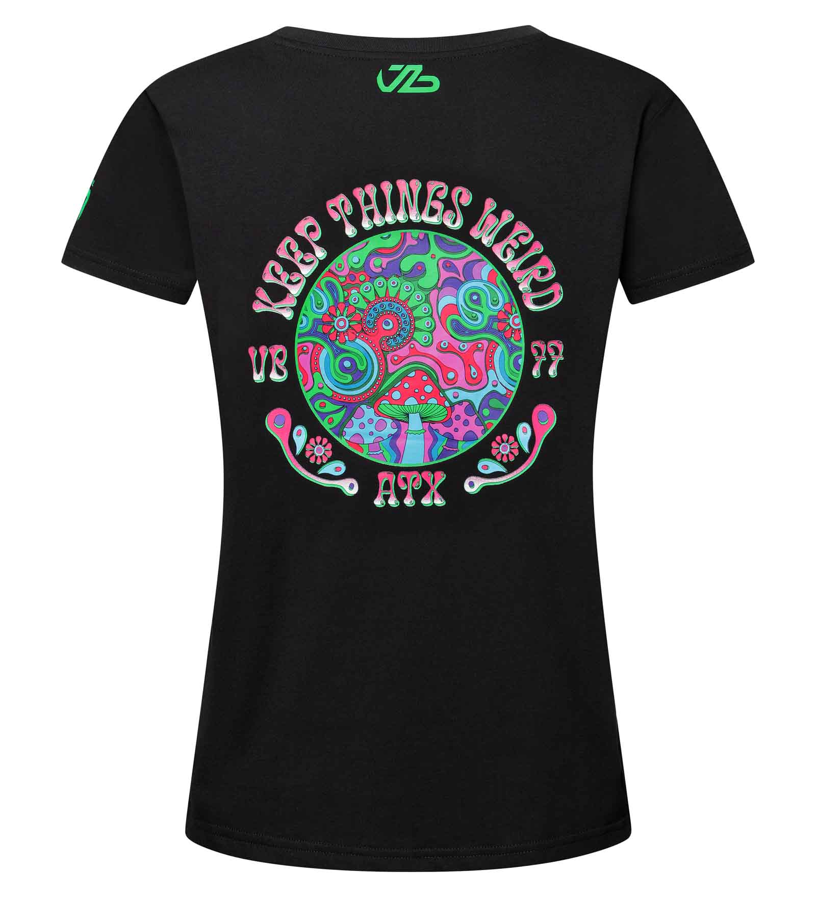 Camiseta Negro para Mujer 