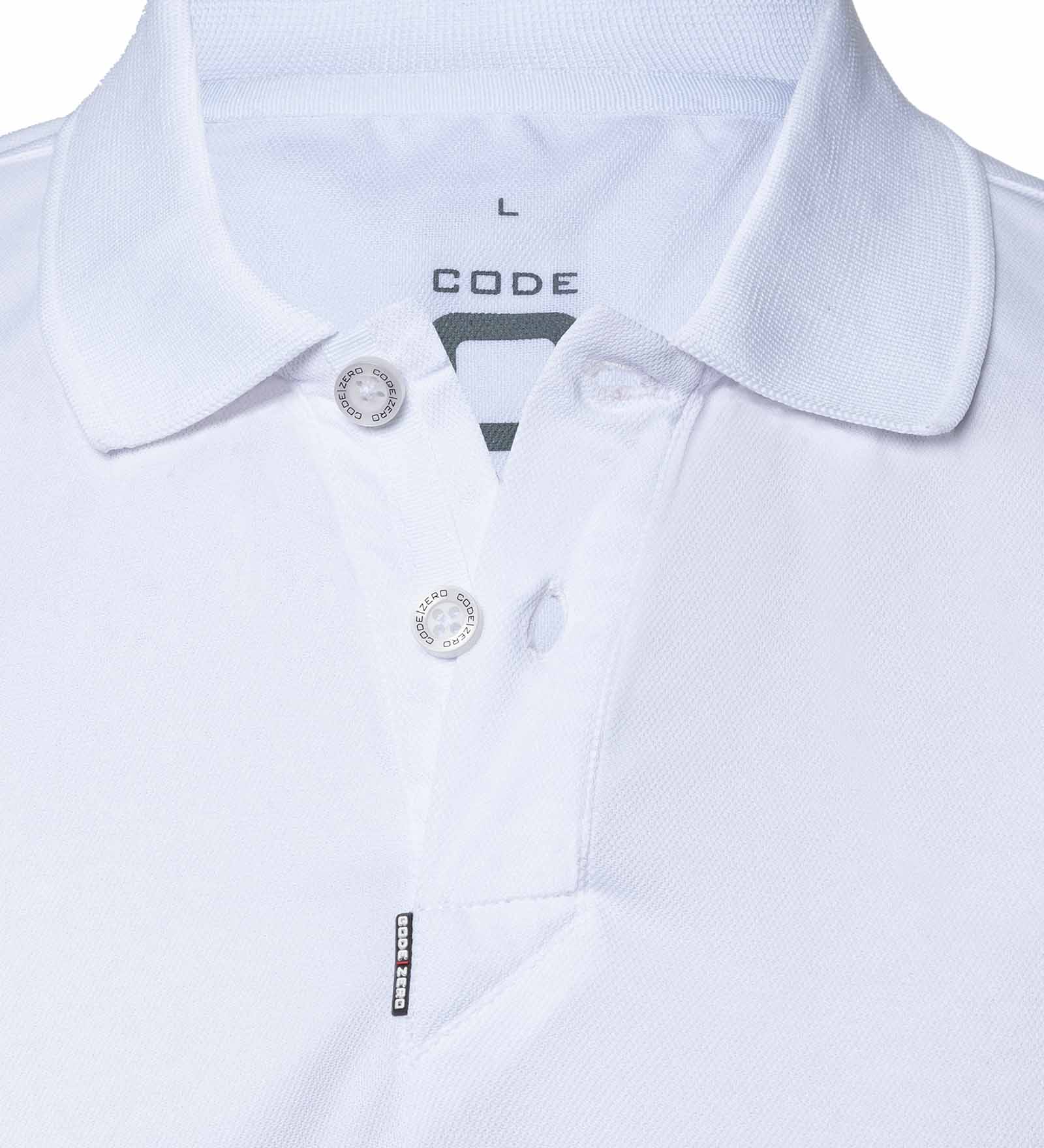 Quick-Dry Polo Shirt White for Men and Women 