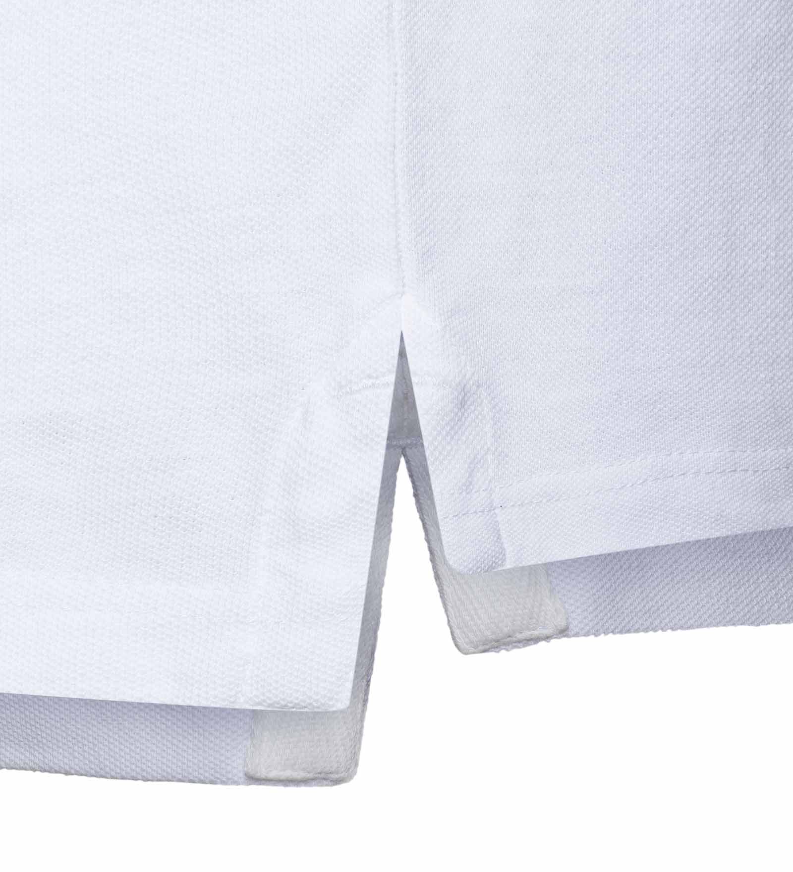 Cotton Polo Shirt White for Men 