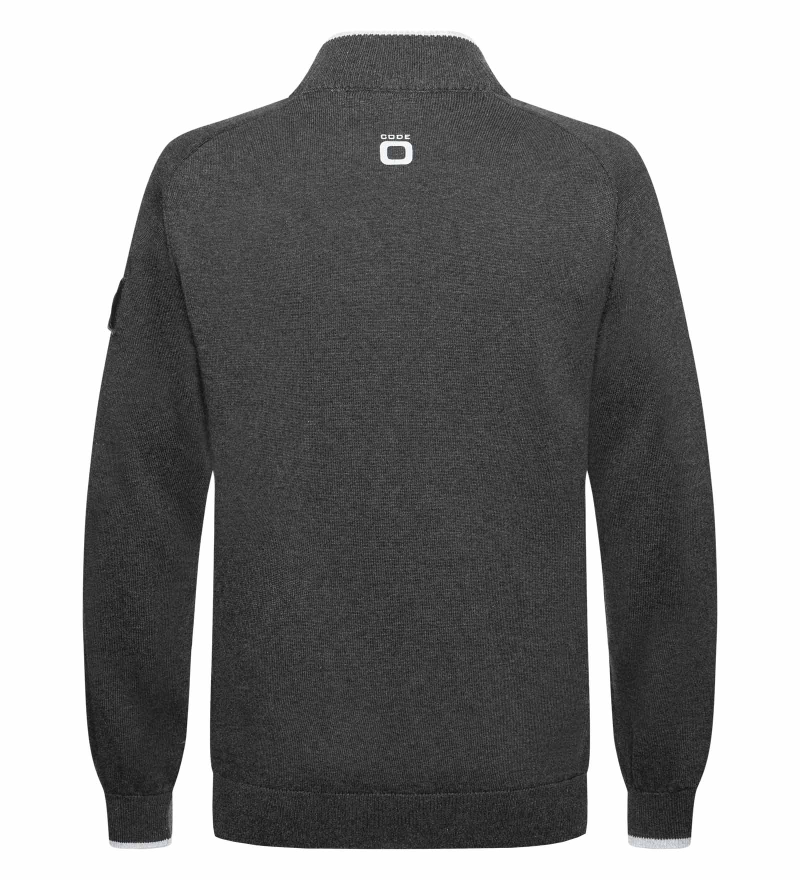 Pullover Half-Zip Grau für Herren 