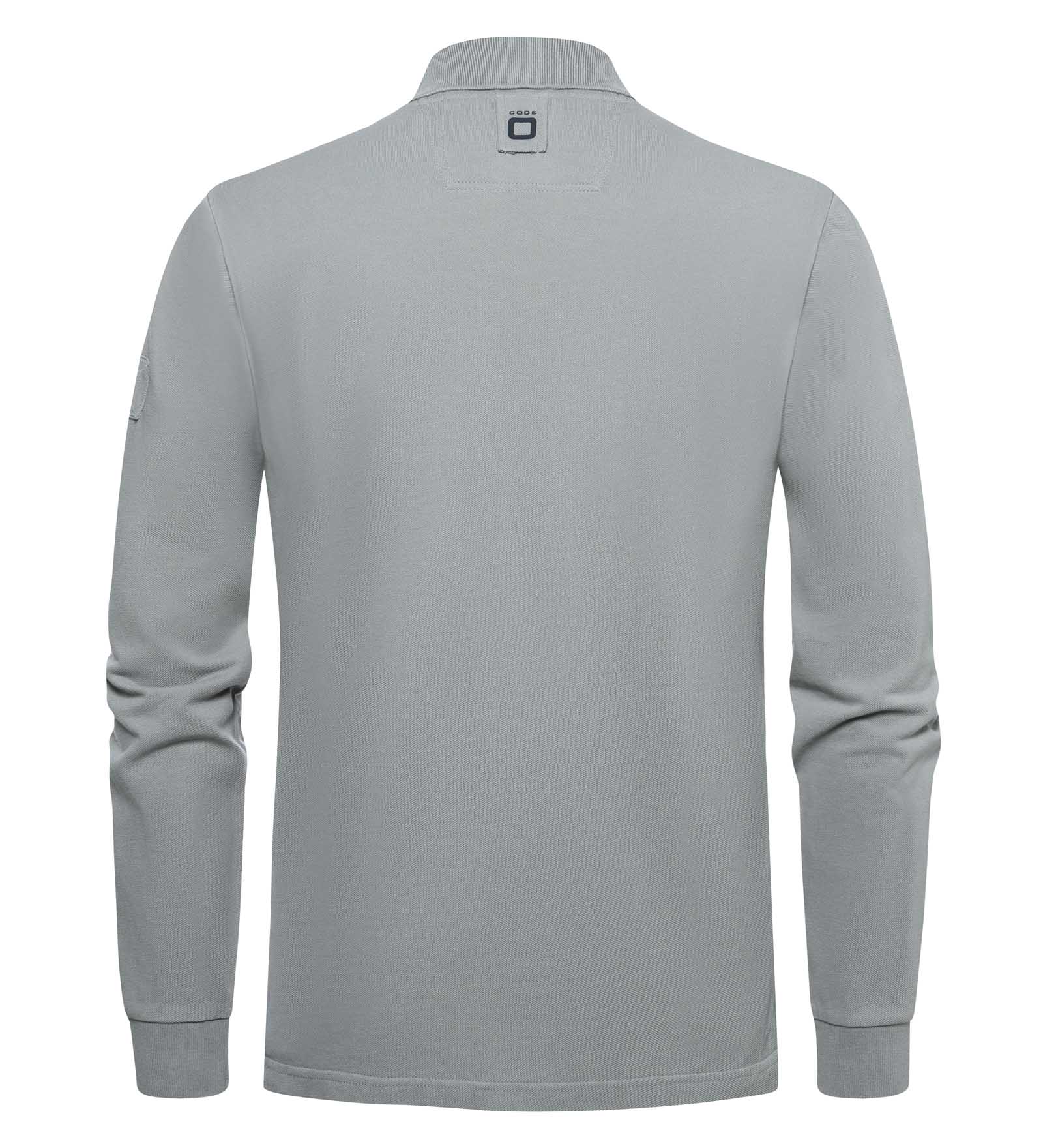 Cotton Polo Shirt Grey for Men 