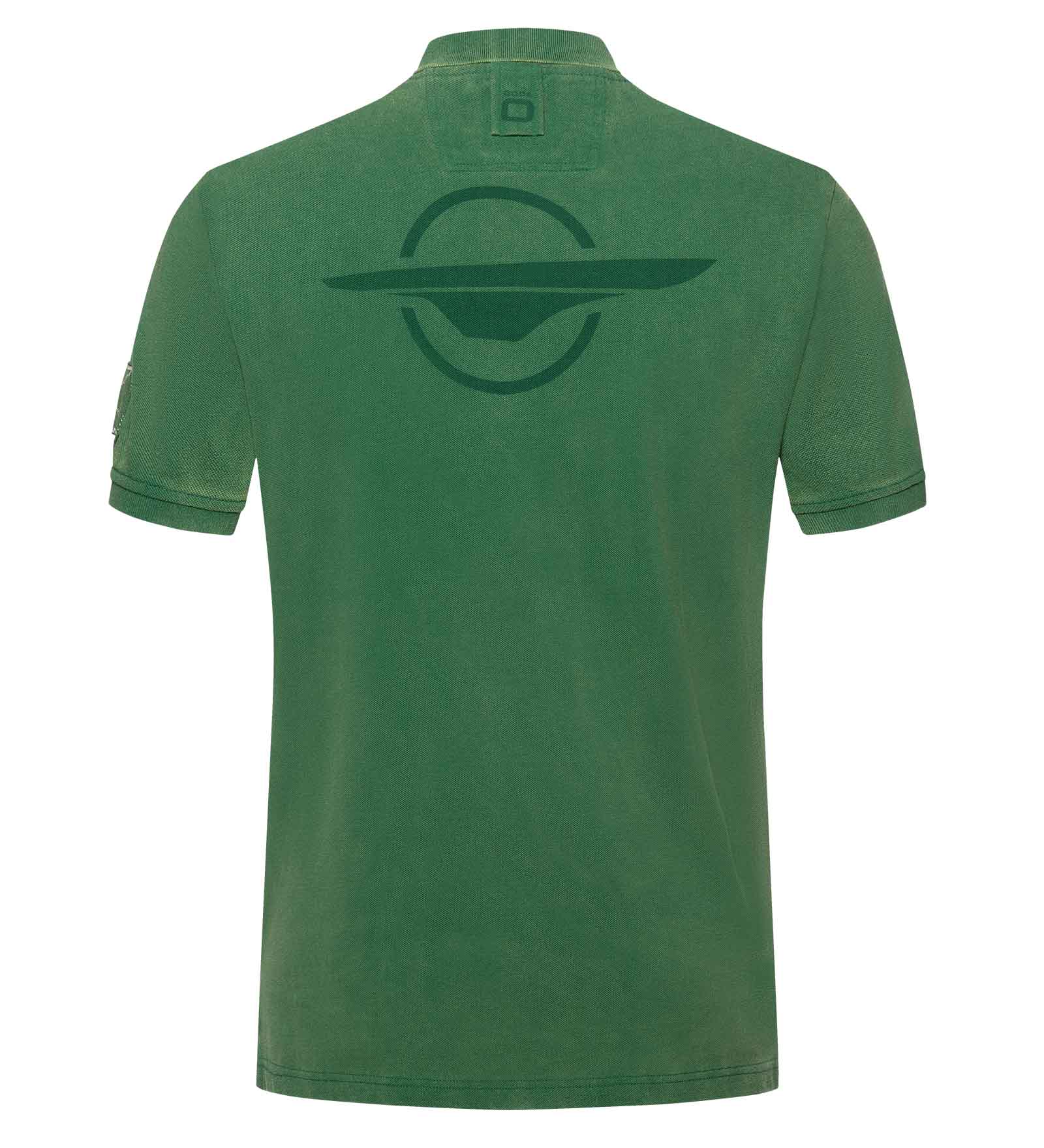 Cotton Polo Shirt Green for Men 