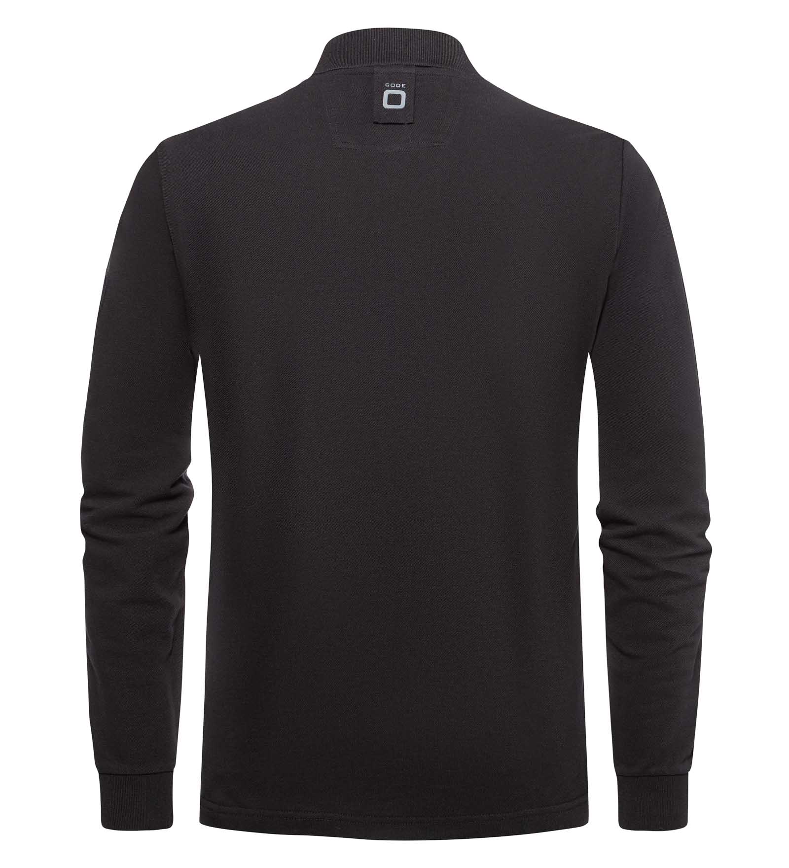 Cotton Polo Shirt Black for Men 