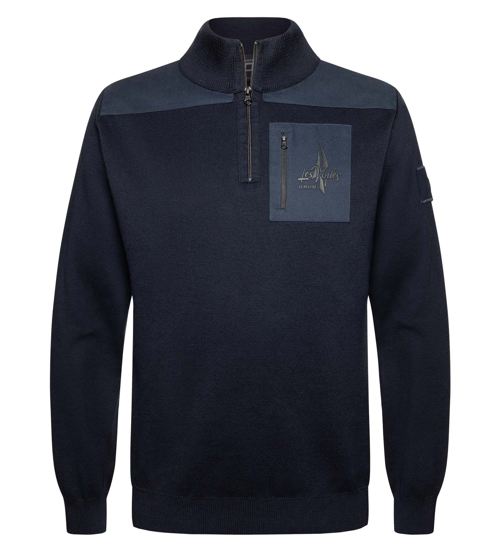 Half-Zip Sweater Marine voor Heren 