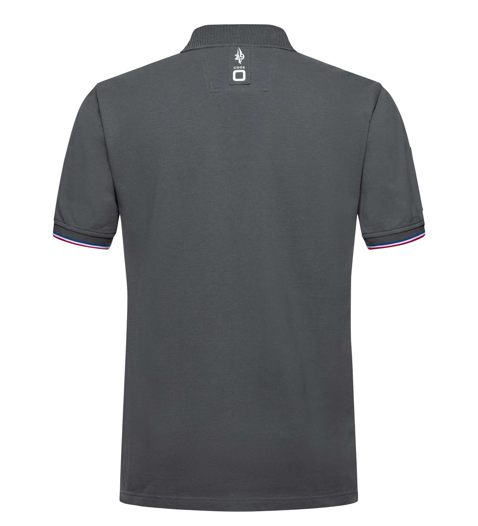 Cotton Polo Shirt Grey for Men 