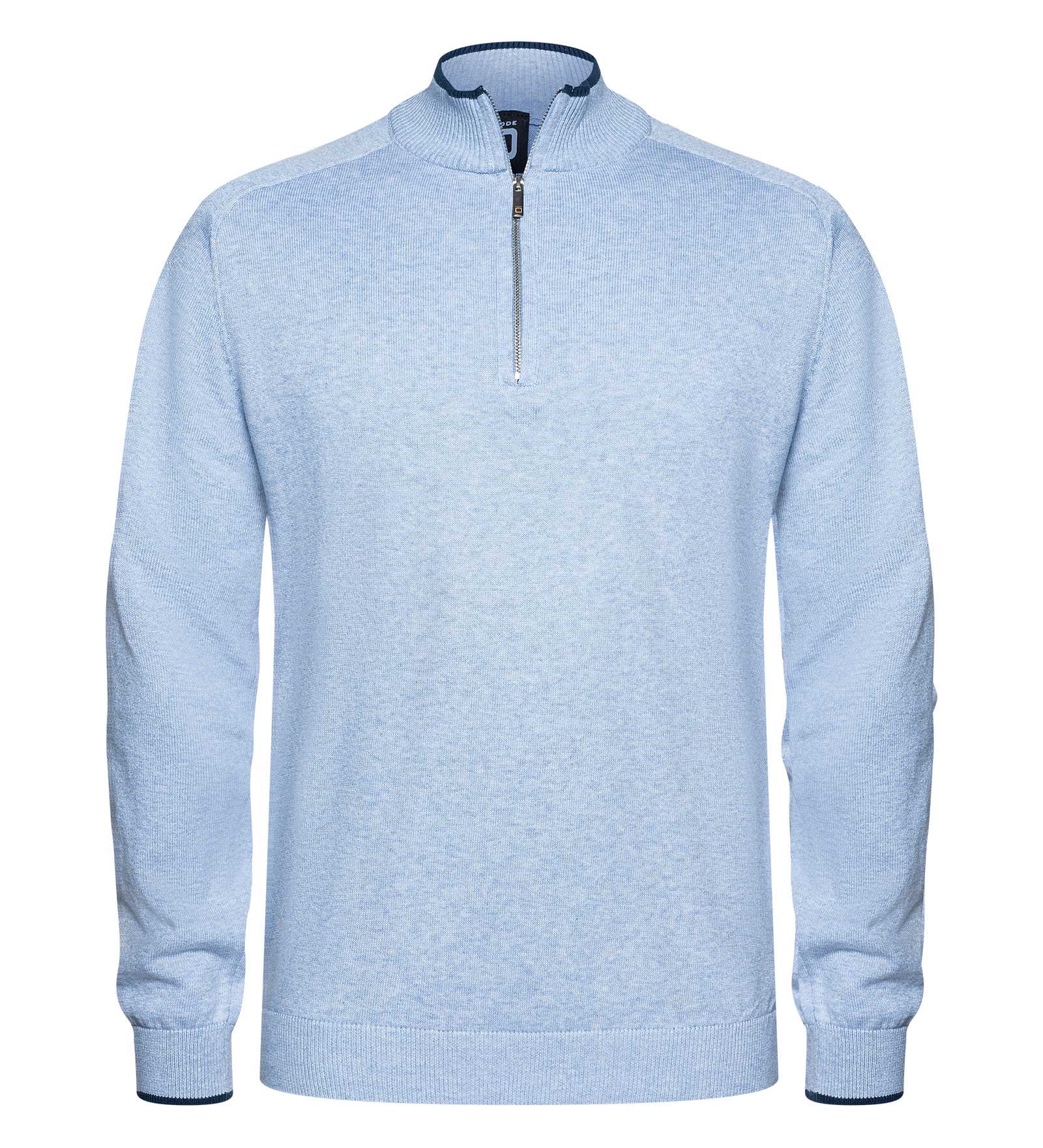 CODE-ZERO Half-Zip Sweater Men Rigging Blue L