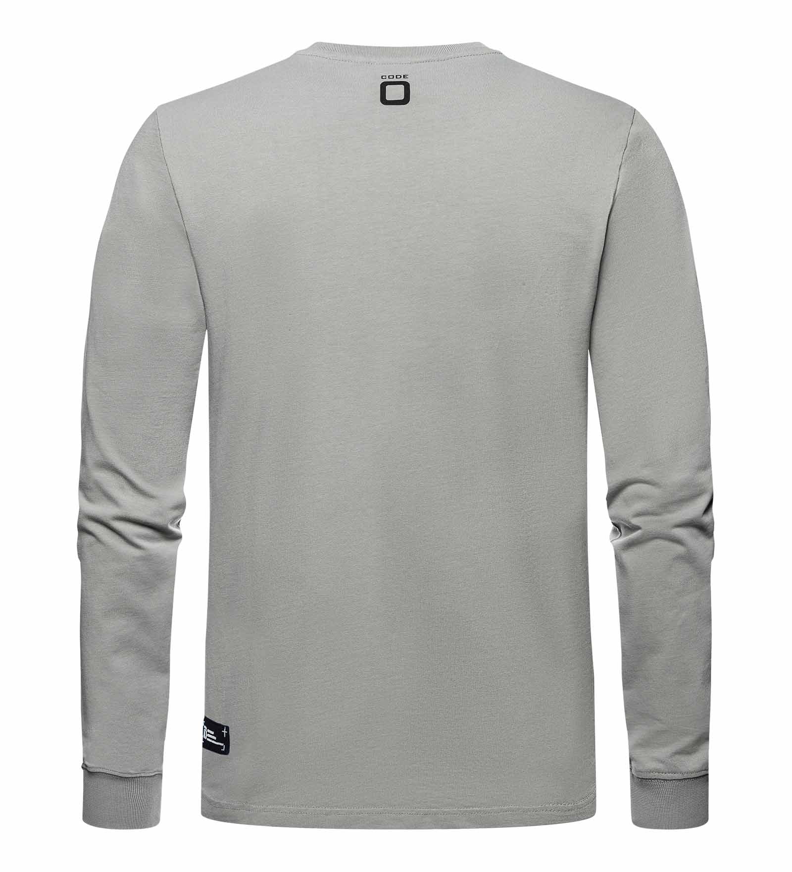 T-shirt à manches longues Gris pour Hommes 