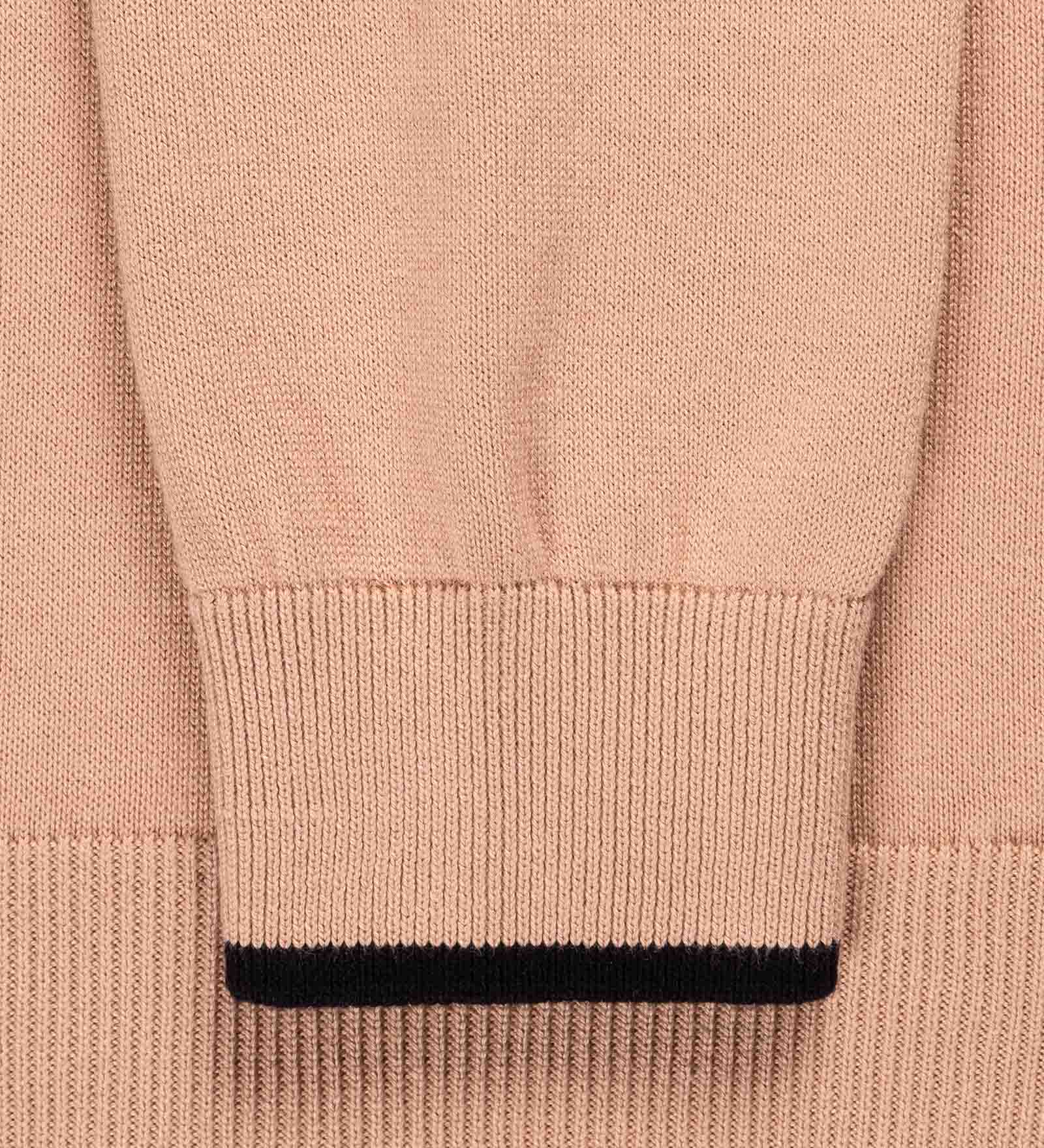 Half-Zip Sweater Beige for Men 