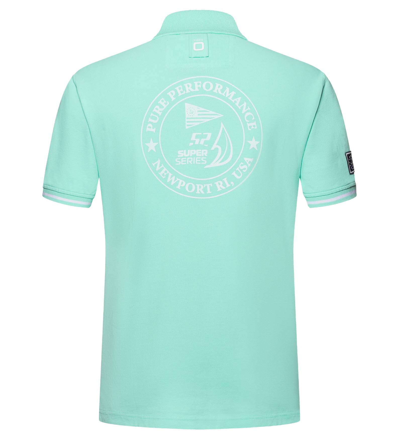 Cotton Polo Shirt Green for Men 