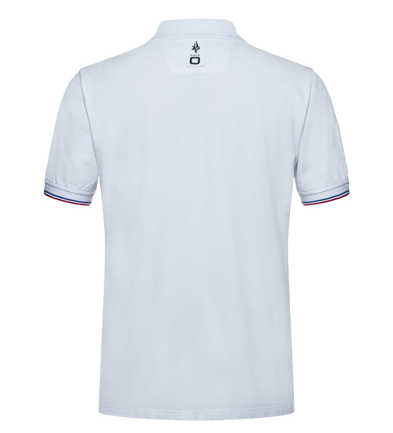 Cotton Polo Shirt White for Men 