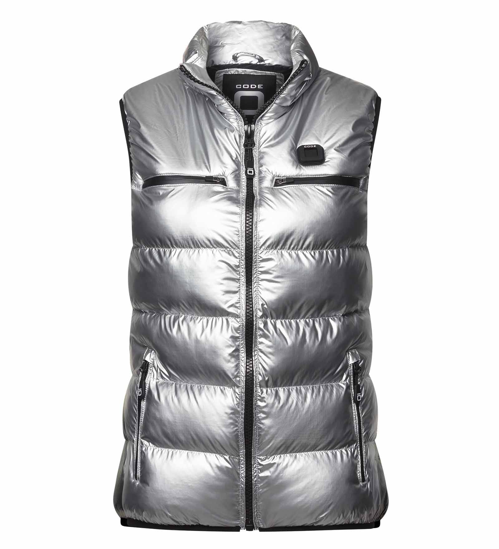 diefstal verzekering Snel Puffer Vest Women Monte Baldo XL Silver | CODE-ZERO Online Shop