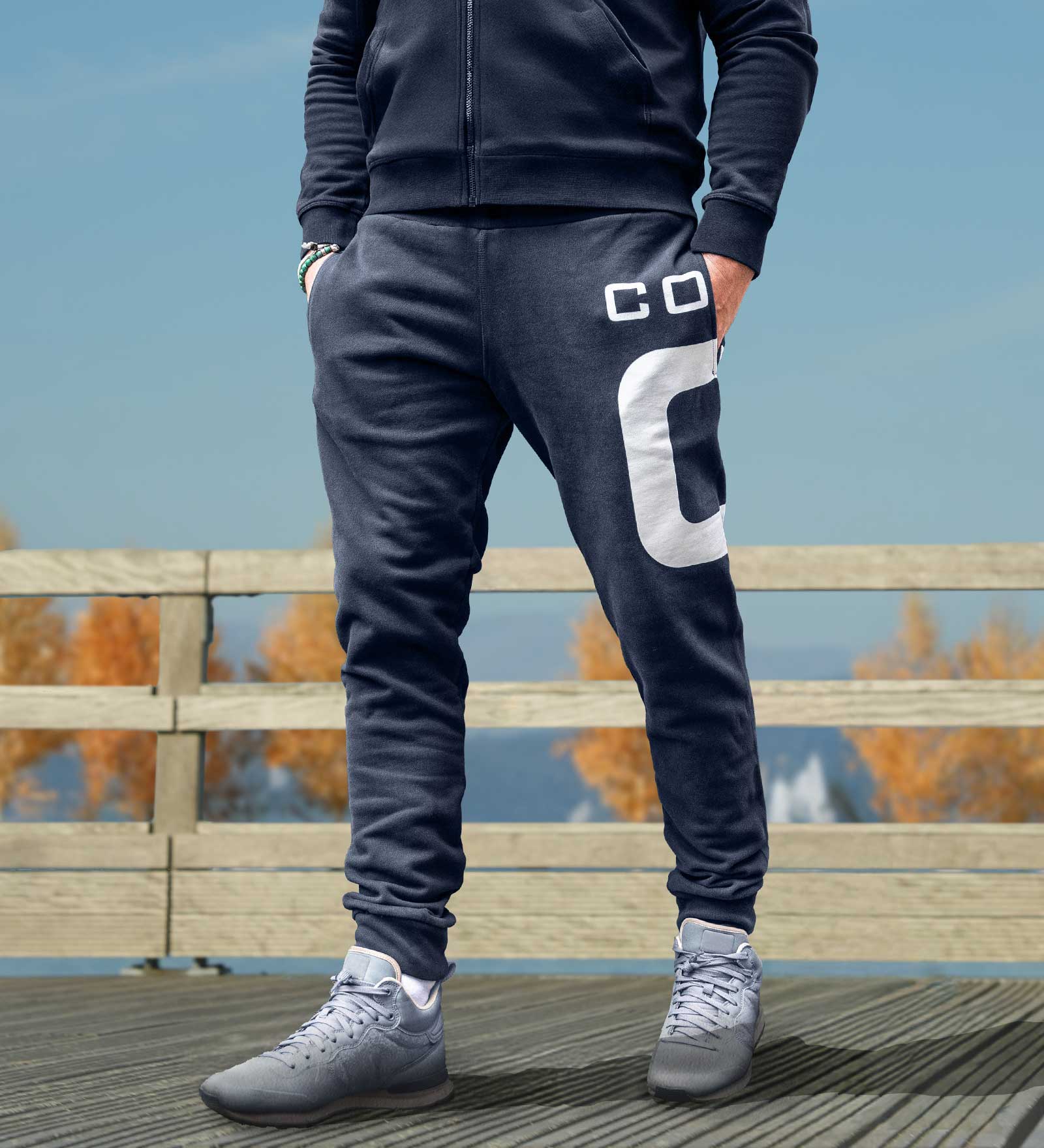 Navy blue sweats online