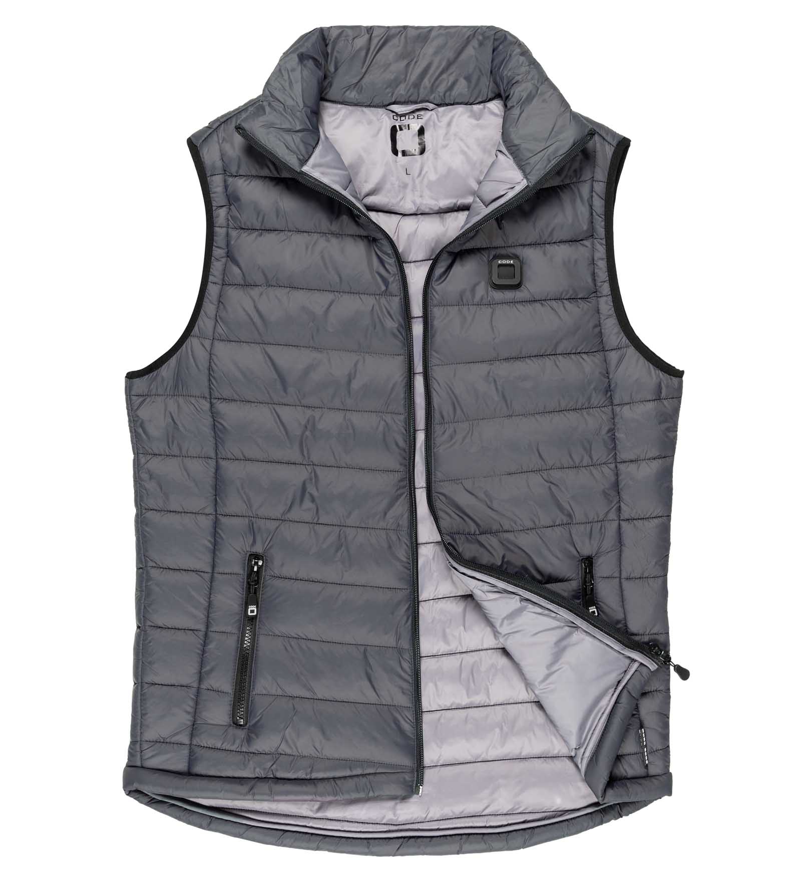 Gilet matelassé Gris pour Hommes 