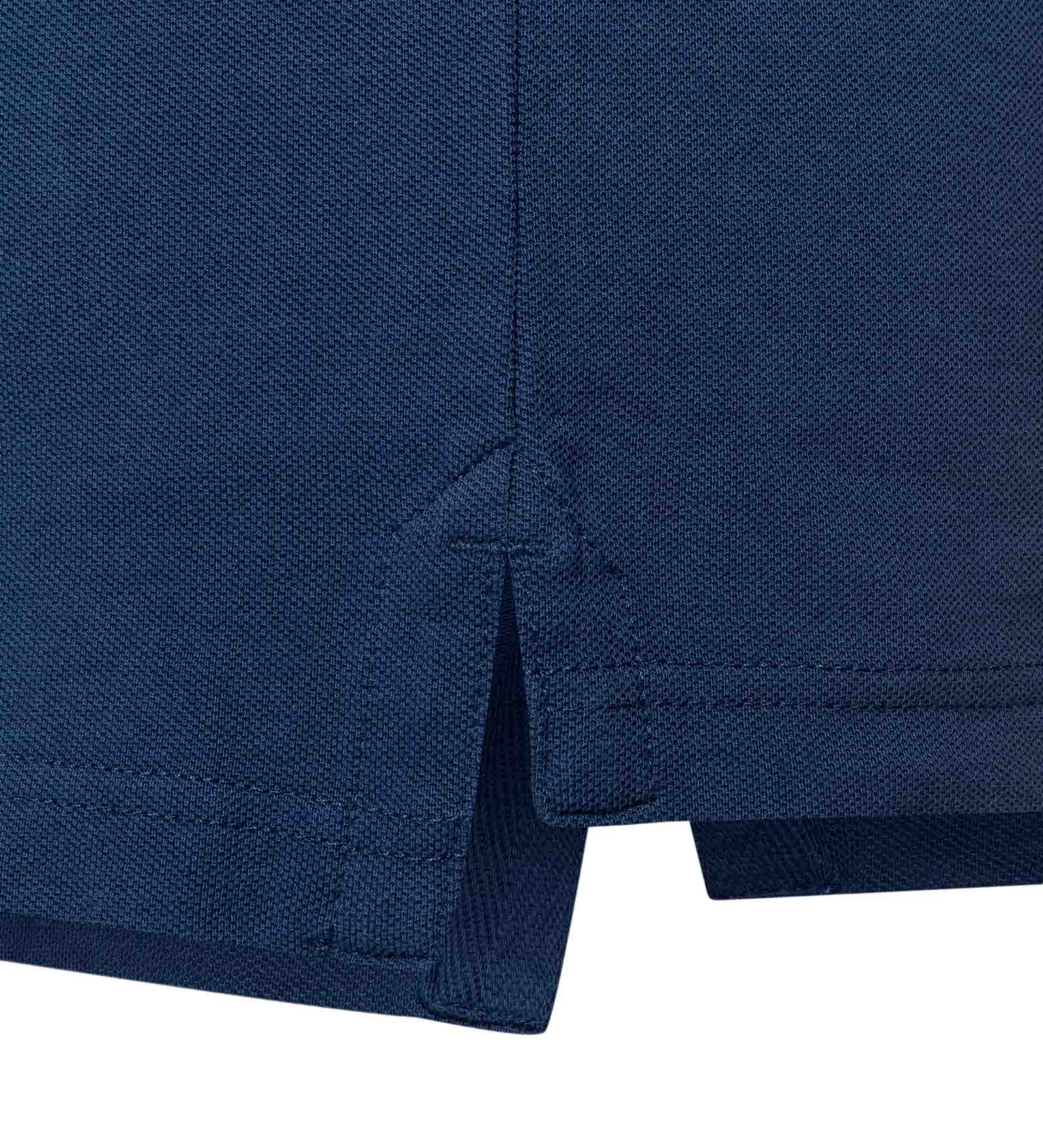 Baumwollpolo Navy für Herren 