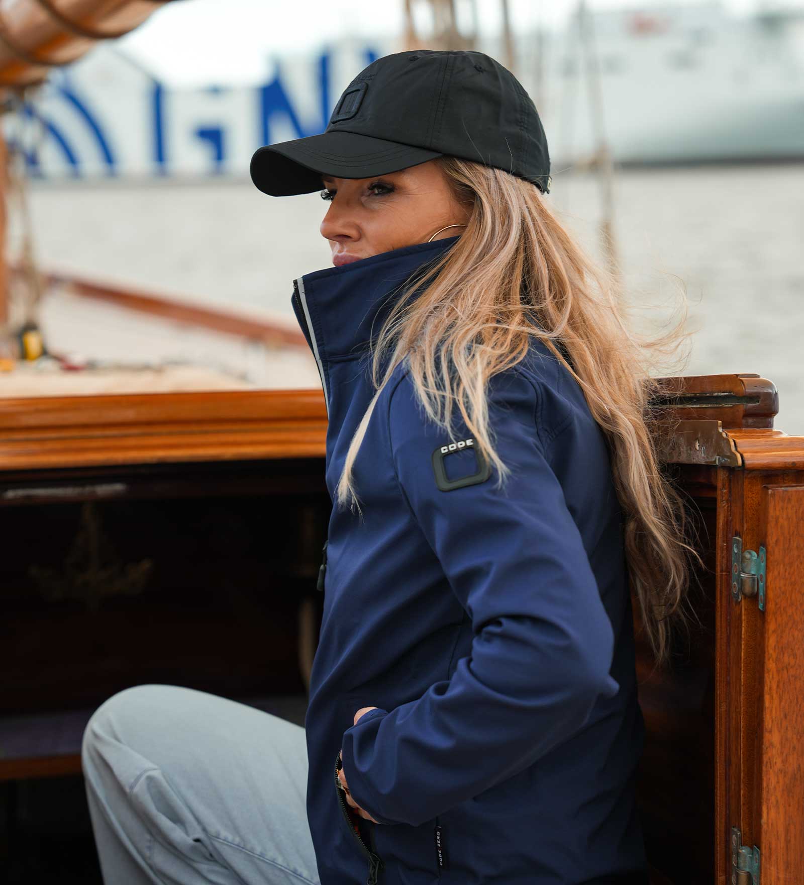 Soft Shell Jacket Navy Blue for Women 