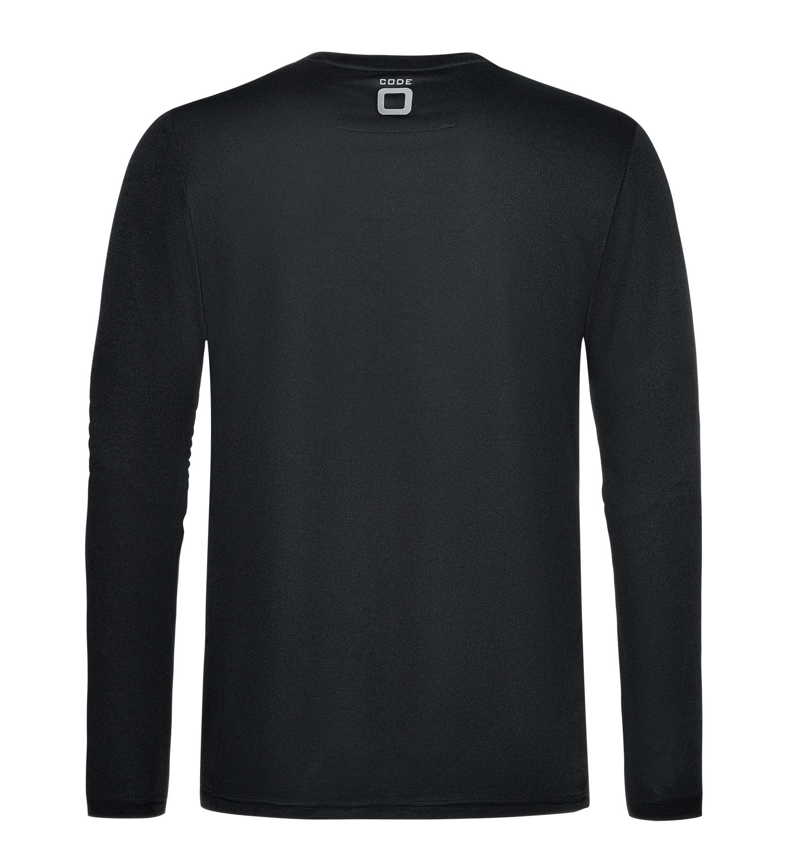 Langarmshirt Schwarz für Herren und Damen 