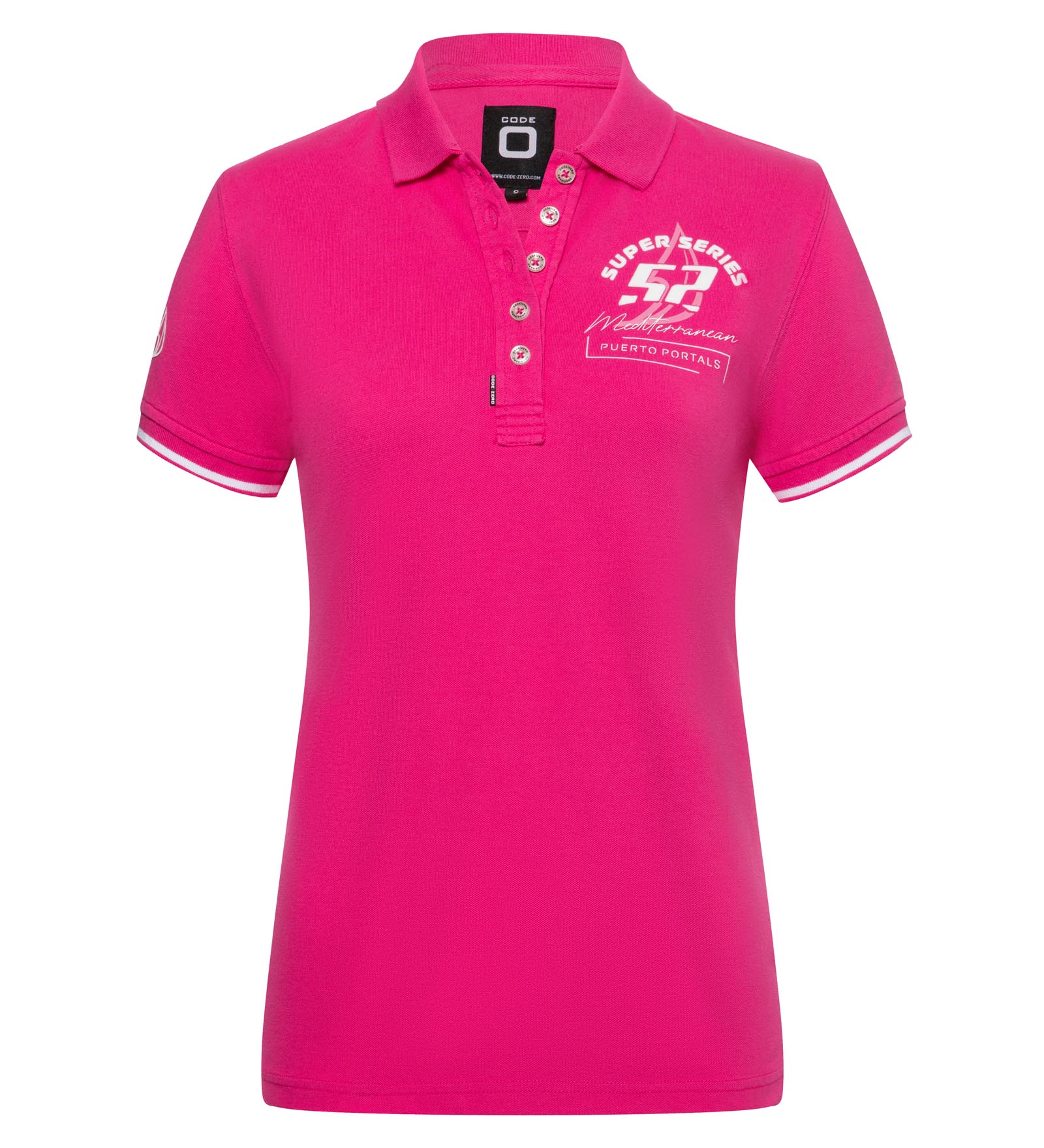 Polo in puro cotone Rosa da Donna 