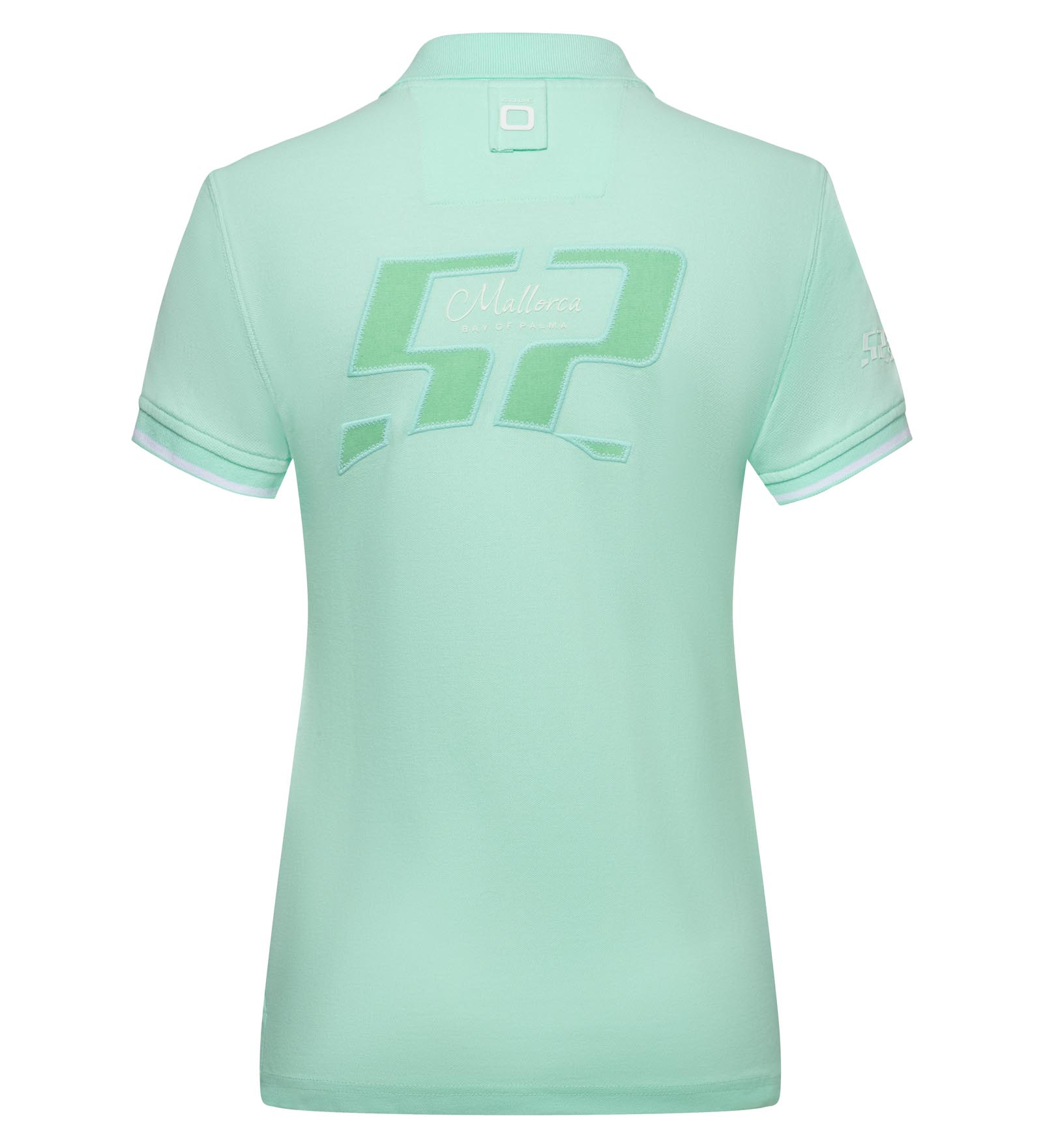 Cotton Polo Shirt Green for Women 