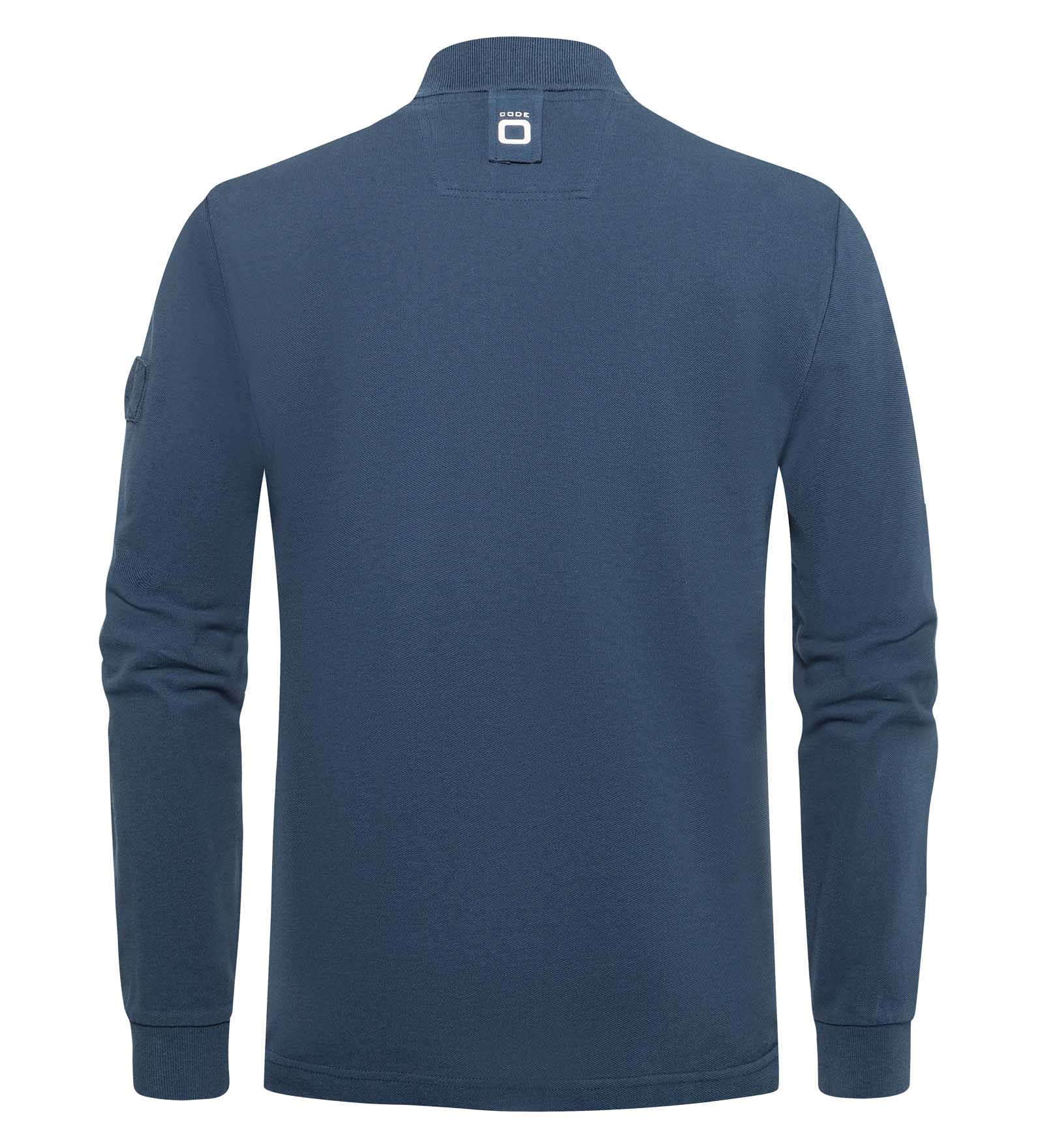 Polo coton Marine pour Hommes 