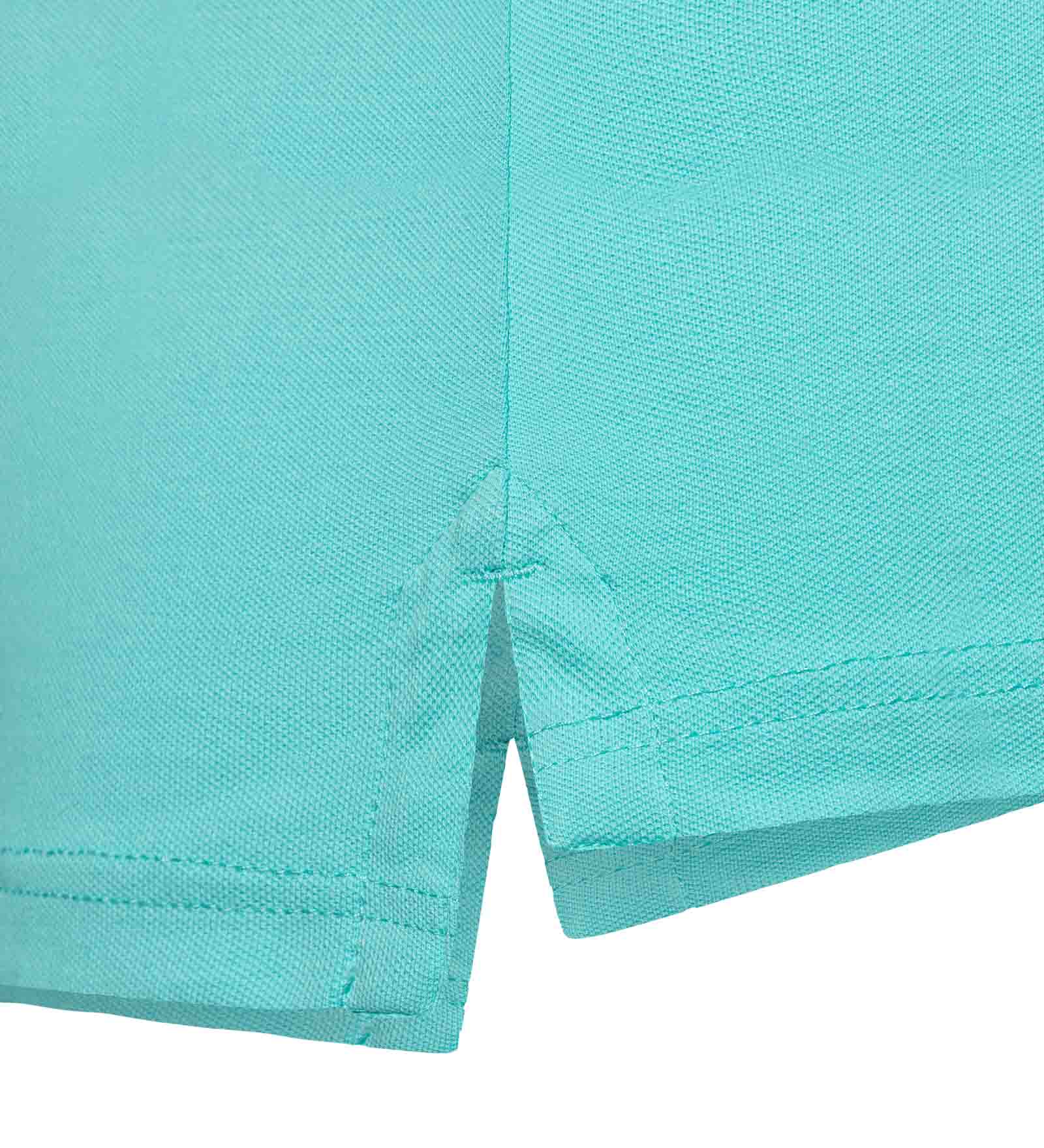 Polo coton Bleu clair pour Femmes 