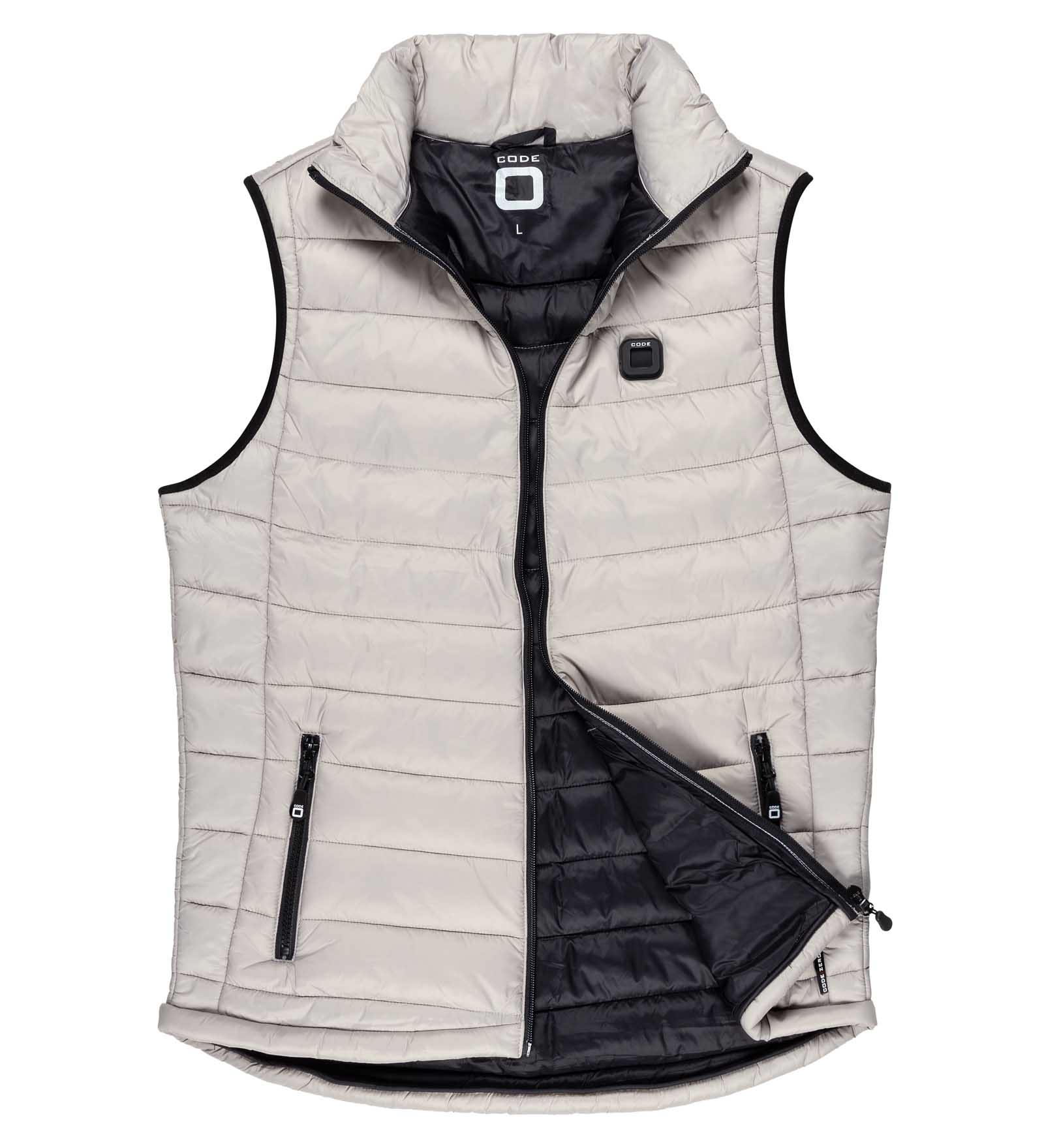 Gilet matelassé Gris pour Hommes 