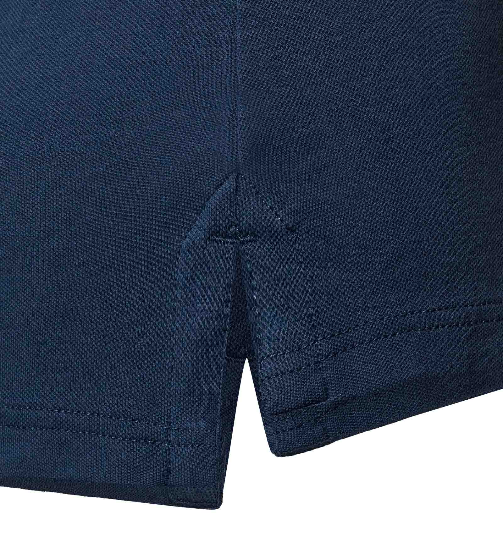 Baumwollpolo Navy für Damen 