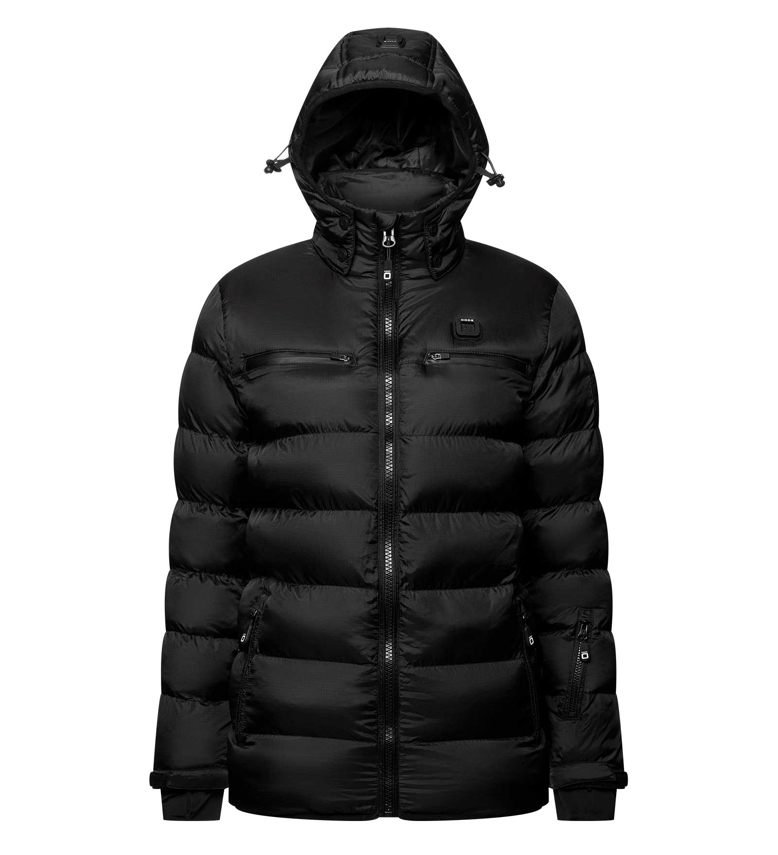 CODE-ZERO Puffer Jacket Women Monte Baldo Black XL | CODE-ZERO